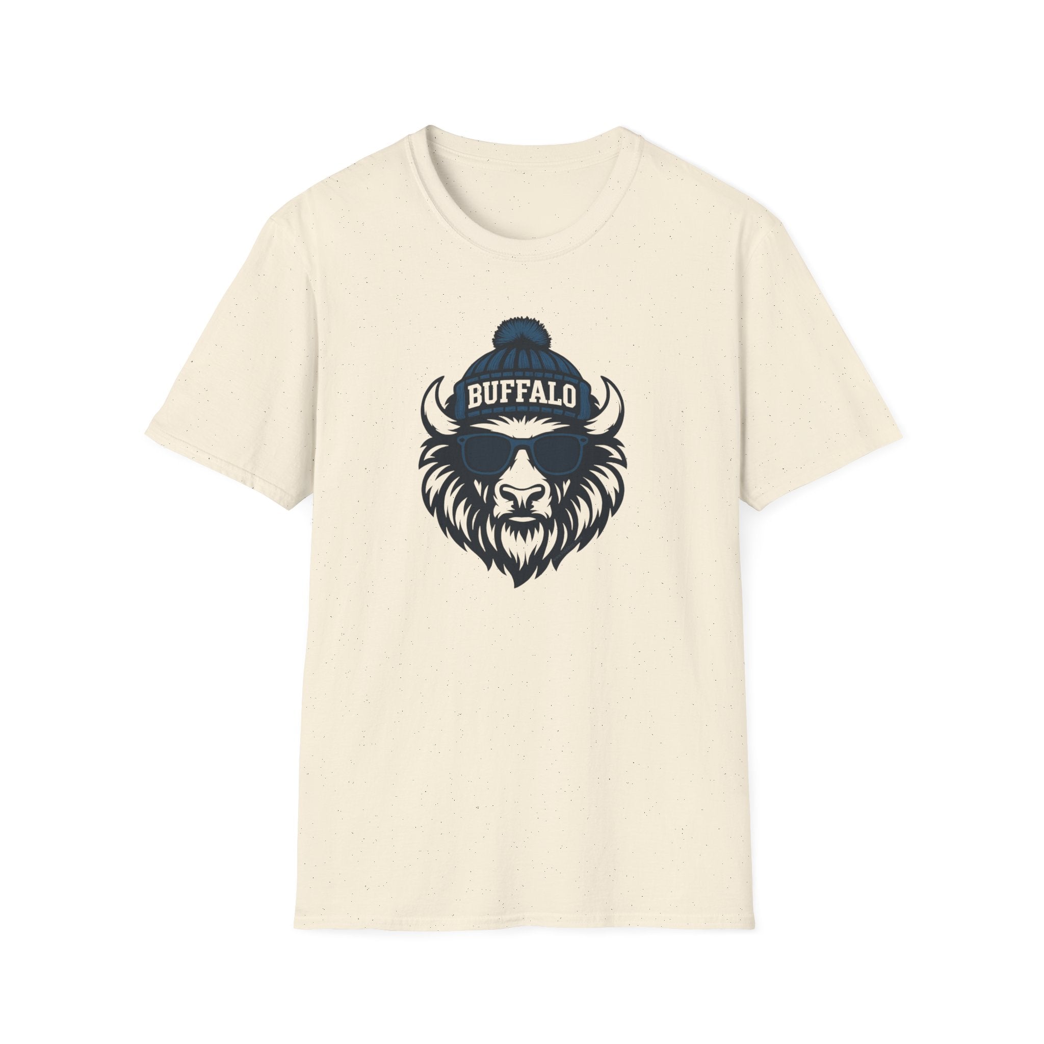 Buffalo Bills Graphic T-Shirt | Bison Bill with Glasses and Hat