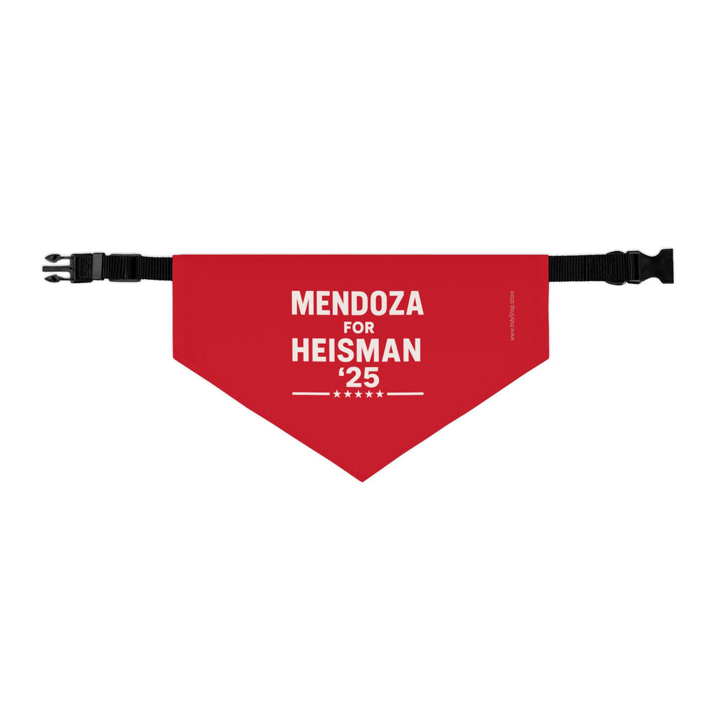 Mendoza for Heisman '25 Pet Bandana Collar — Dog & Cat Bandana Collar