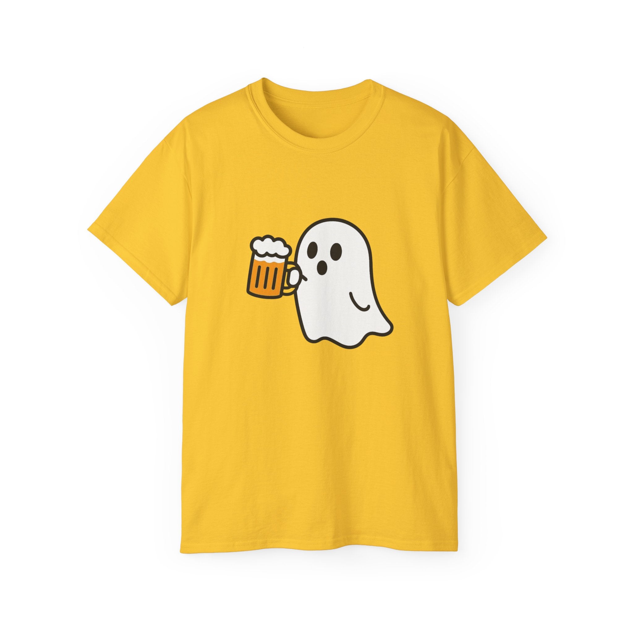 Ghost with Beer Unisex Tee