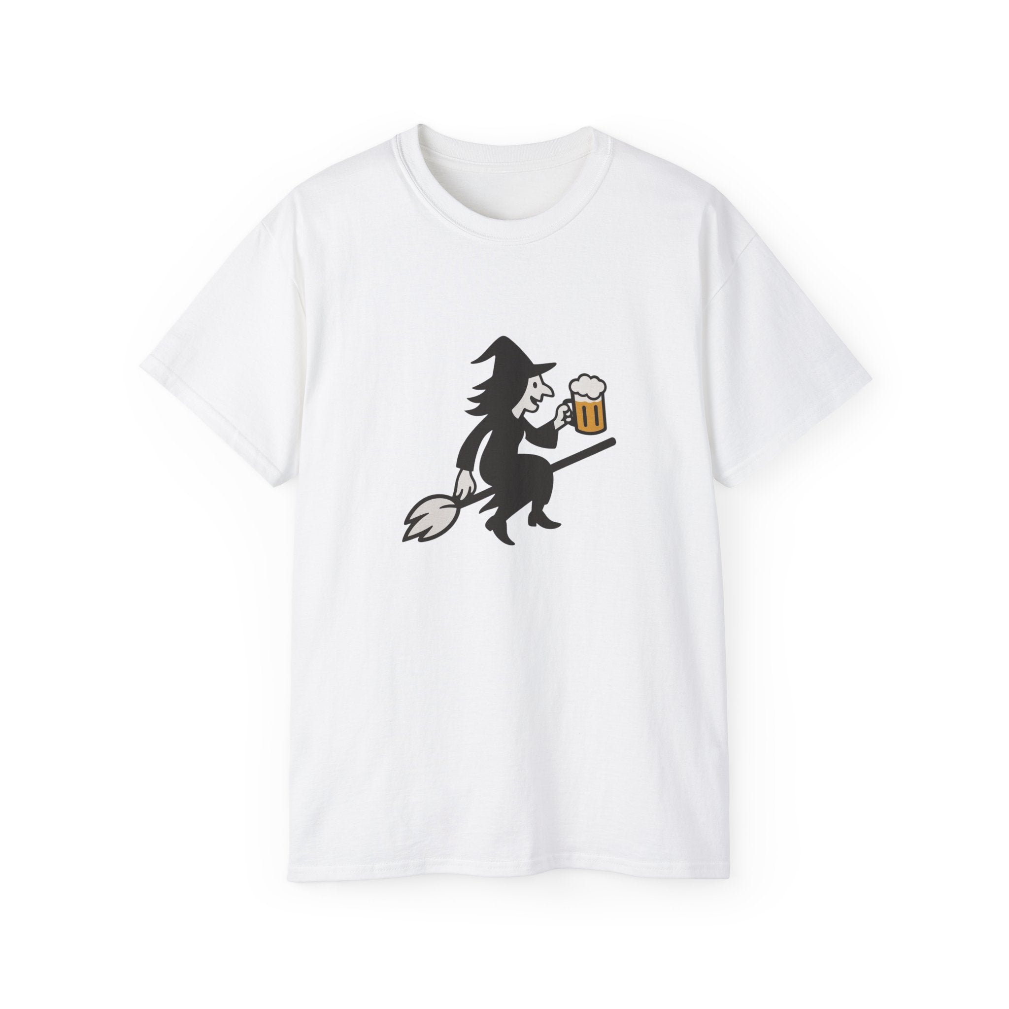Witch with Beer Unisex Tee