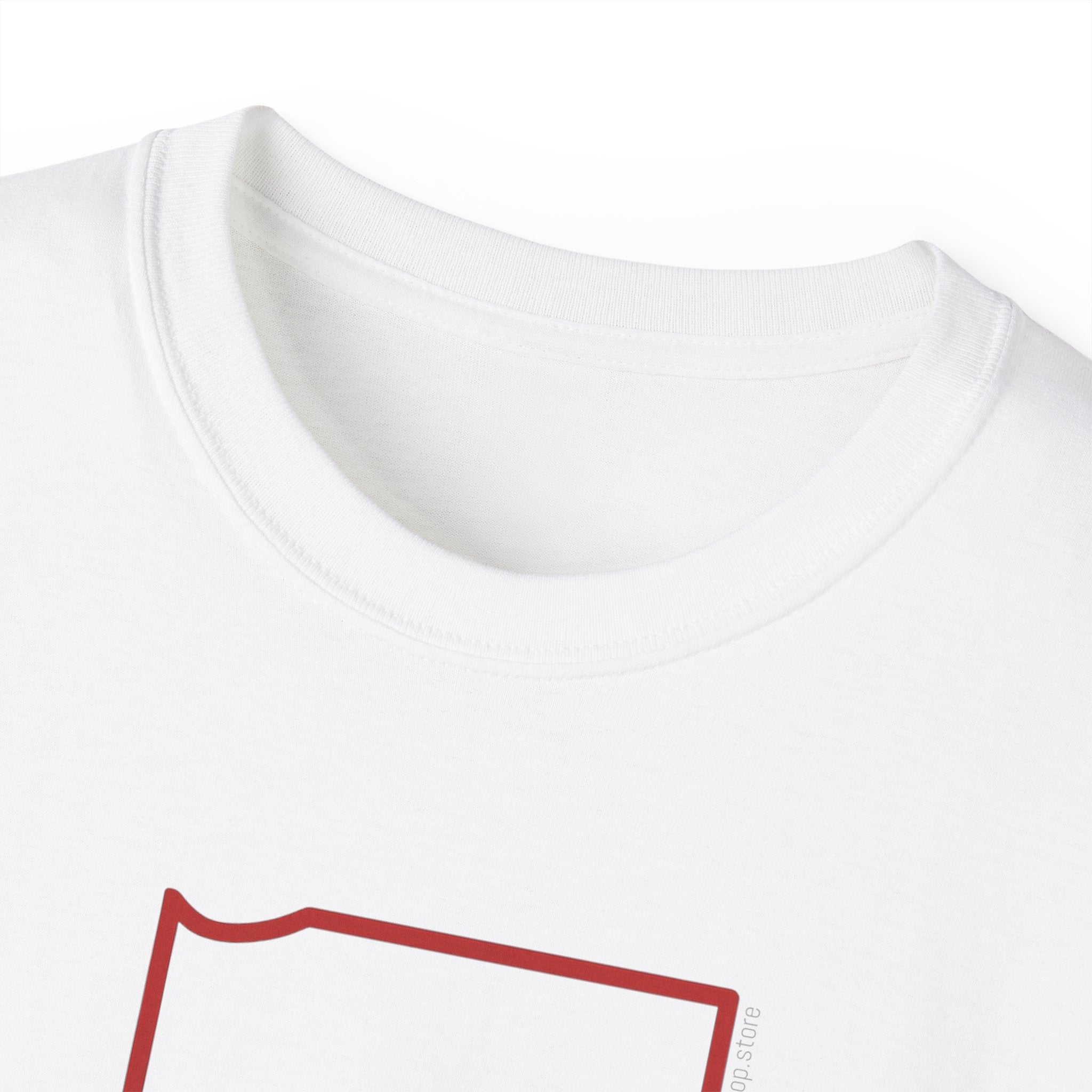 Indiana 317 Red Outline Unisex Ultra Cotton Tee