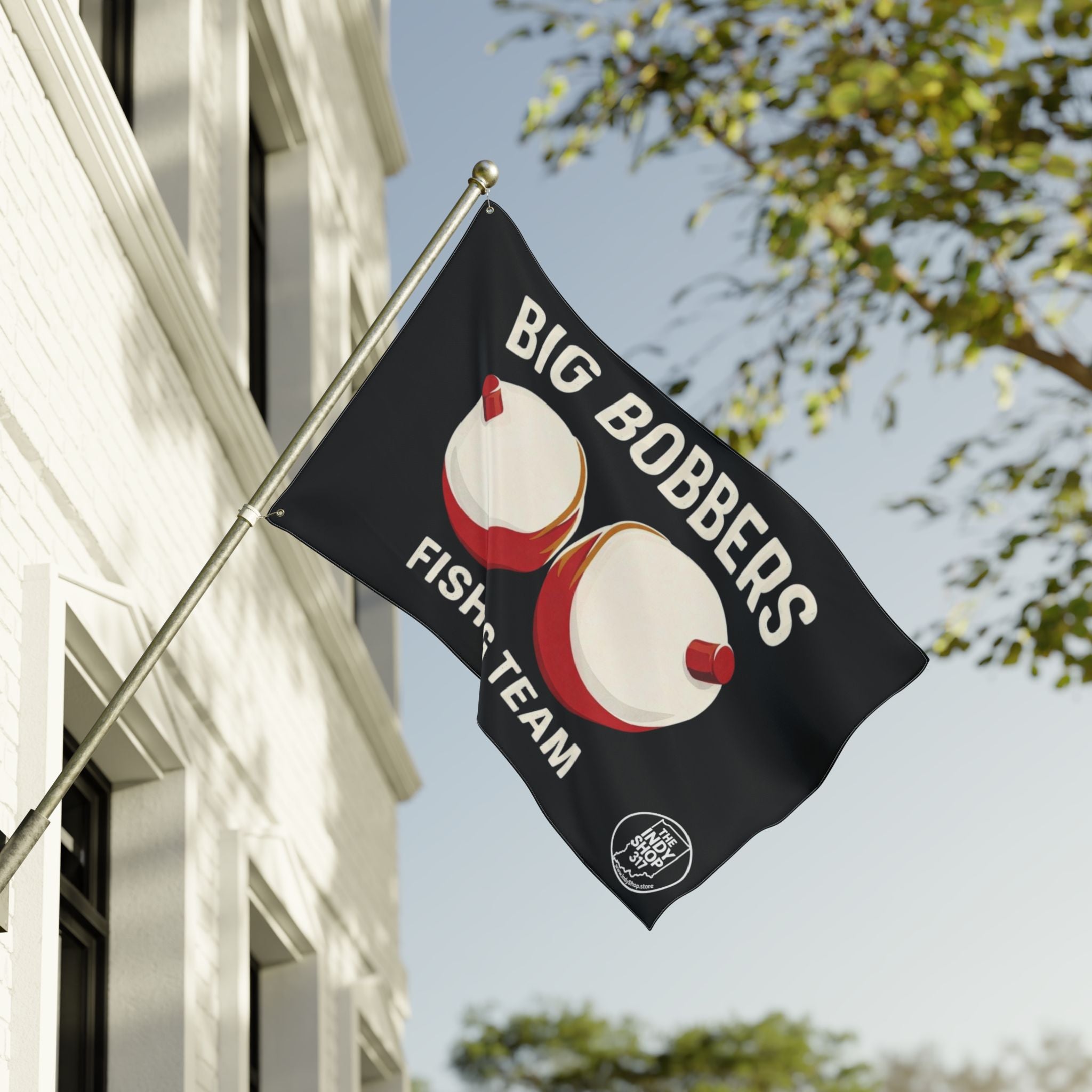Big Bobbers Fishing Team Double-Sided Flag