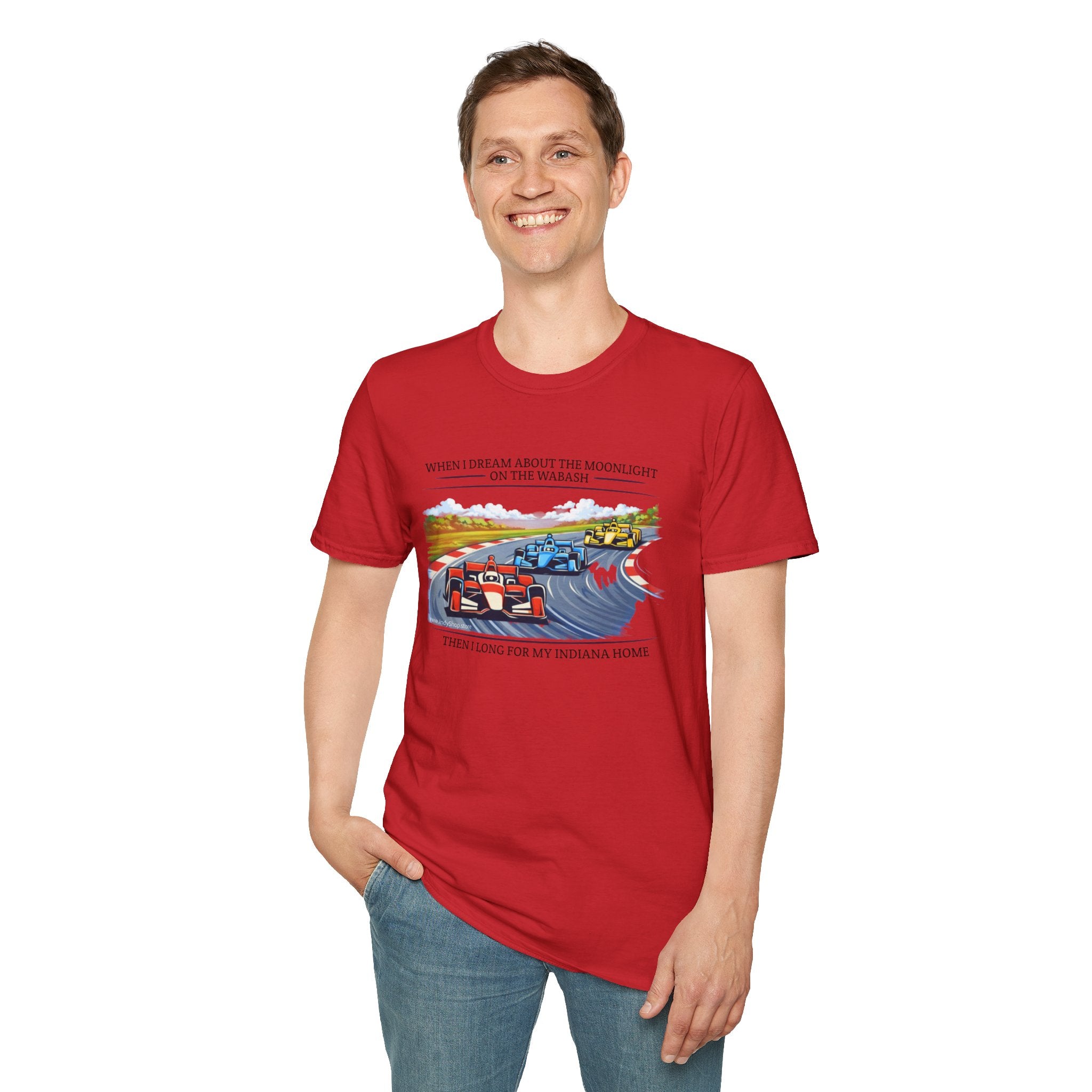 Back Home Again In Indiana IndyCar Graphic T-Shirt