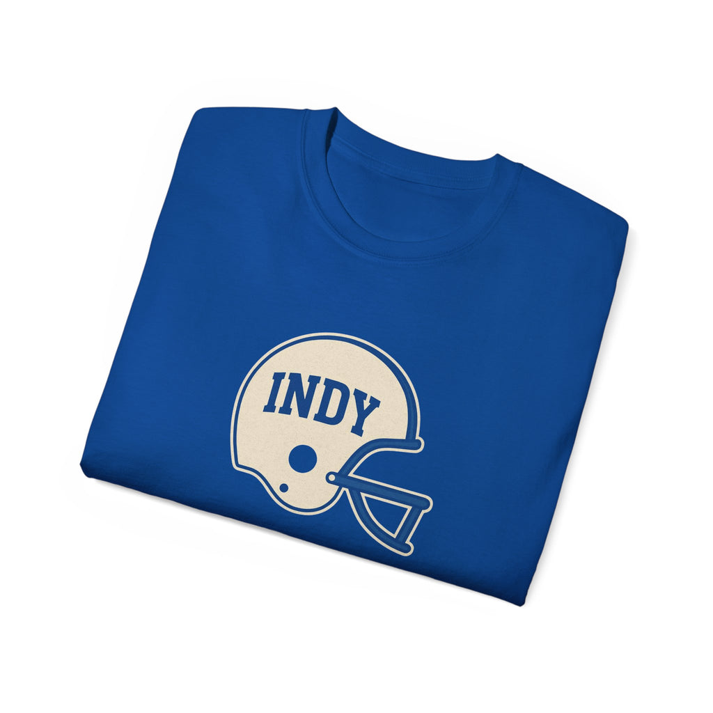 Indy Football Helmet Unisex Tee