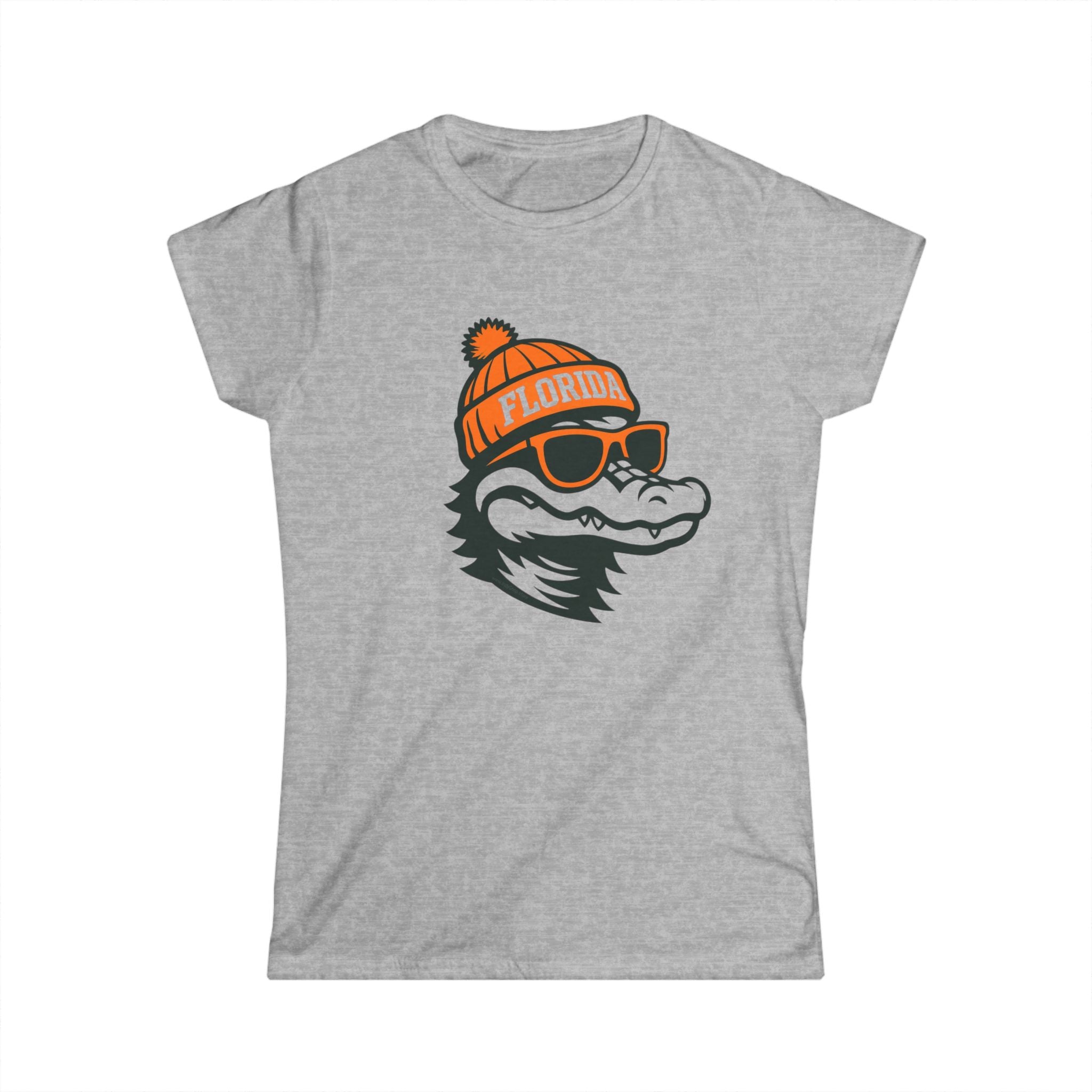 Florida Gators Women's Graphic Tee | Gator With Glasses and Hat