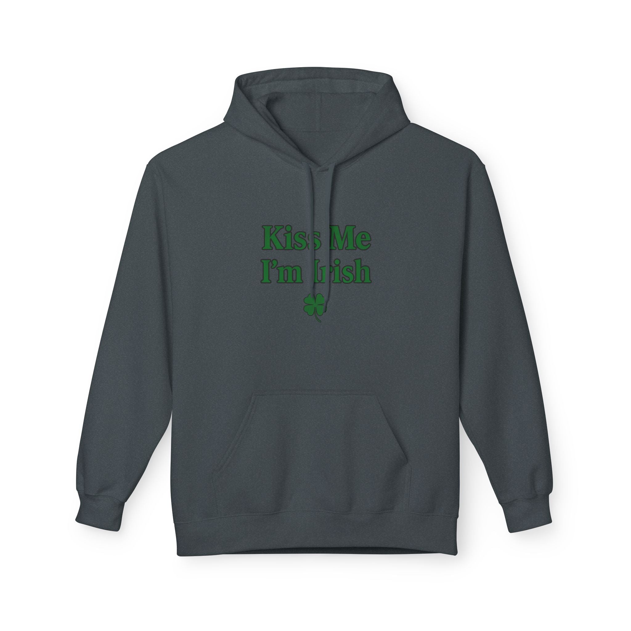 Kiss Me I'm Irish Hoodie | St Patrick's Day | Cozy Casual Wear, Perfect for Spring or Autumn, Great Gift, Comfortable and Stylish Hoodie