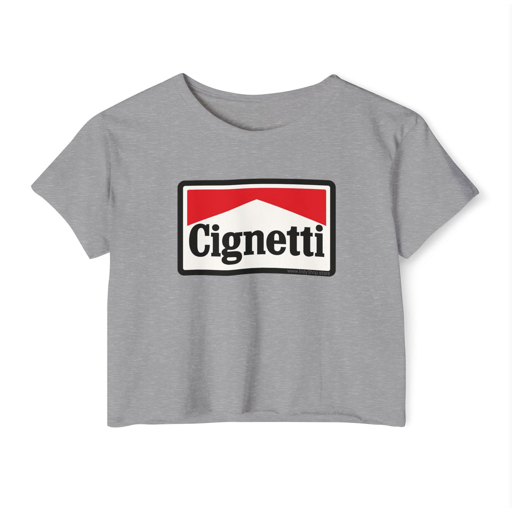Promo - Cignetti Marlboro-Style Women's Crop Top