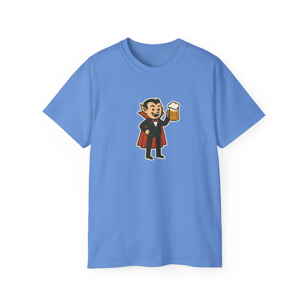 Vampire with Beer Unisex Tee