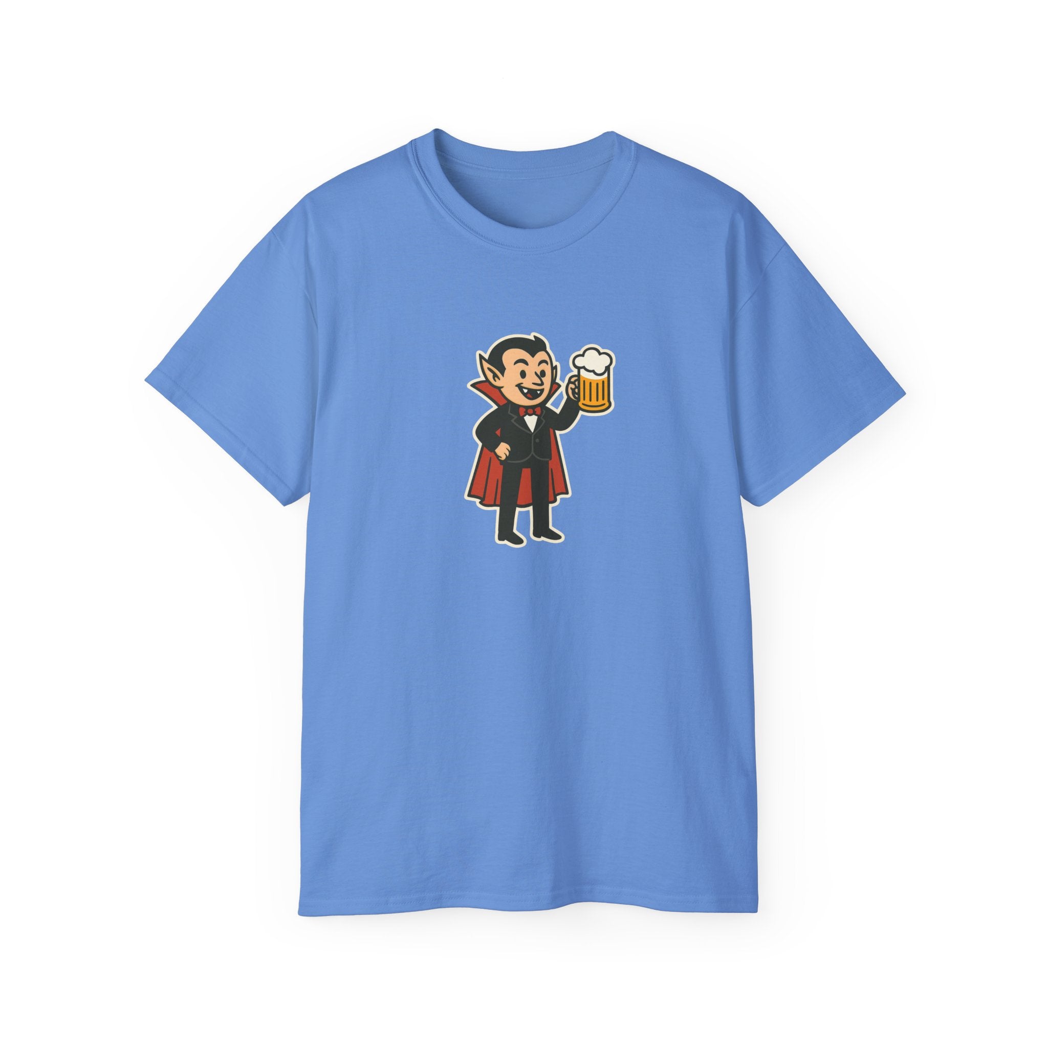 Vampire with Beer Unisex Tee
