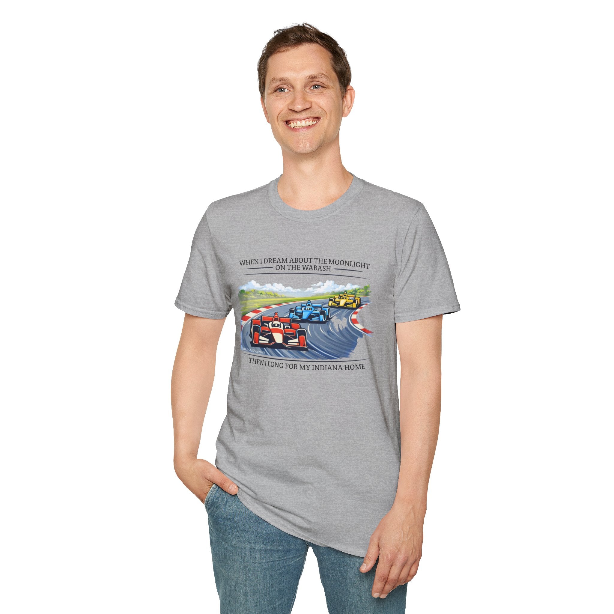 Back Home Again In Indiana IndyCar Graphic T-Shirt