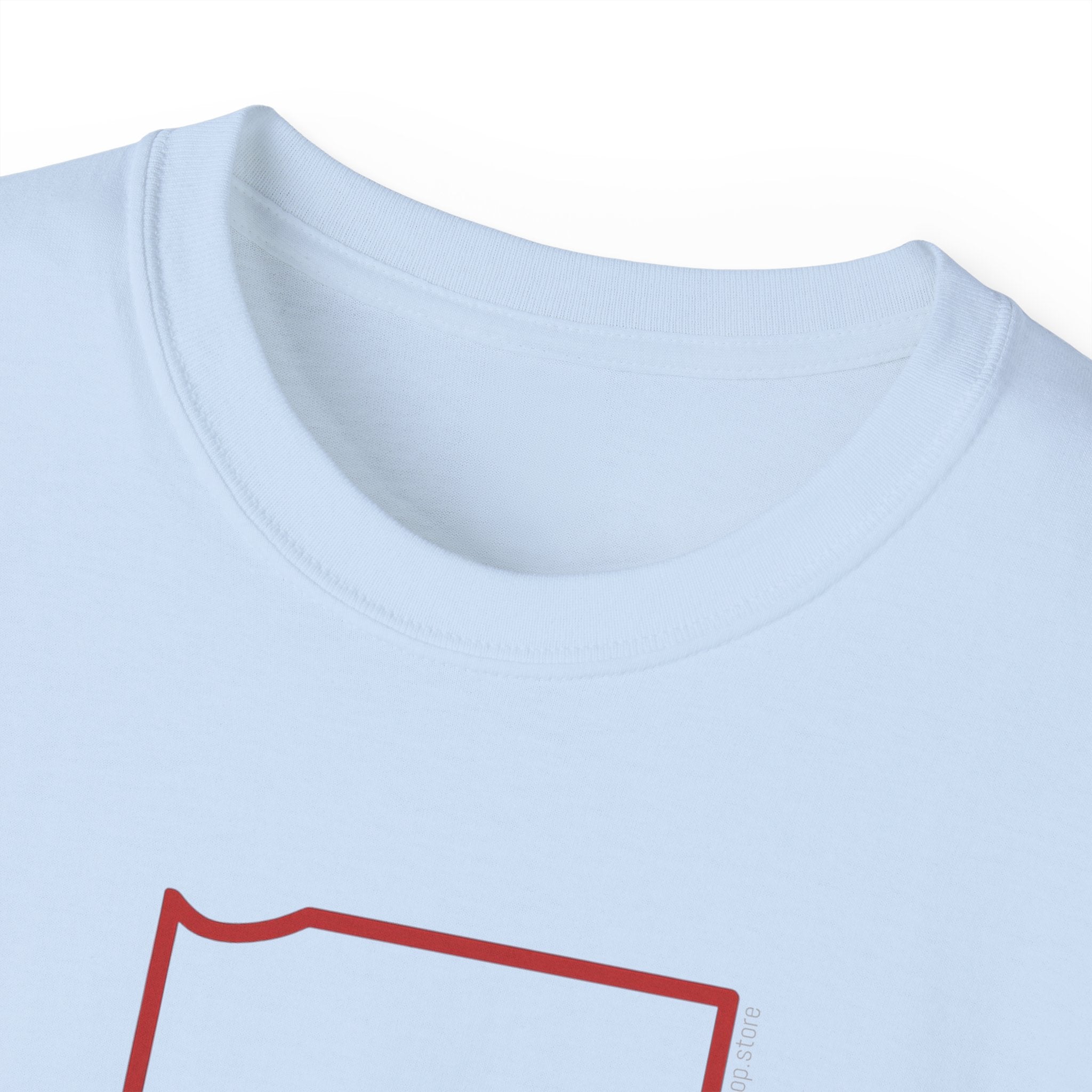Indiana 317 Red Outline Unisex Ultra Cotton Tee