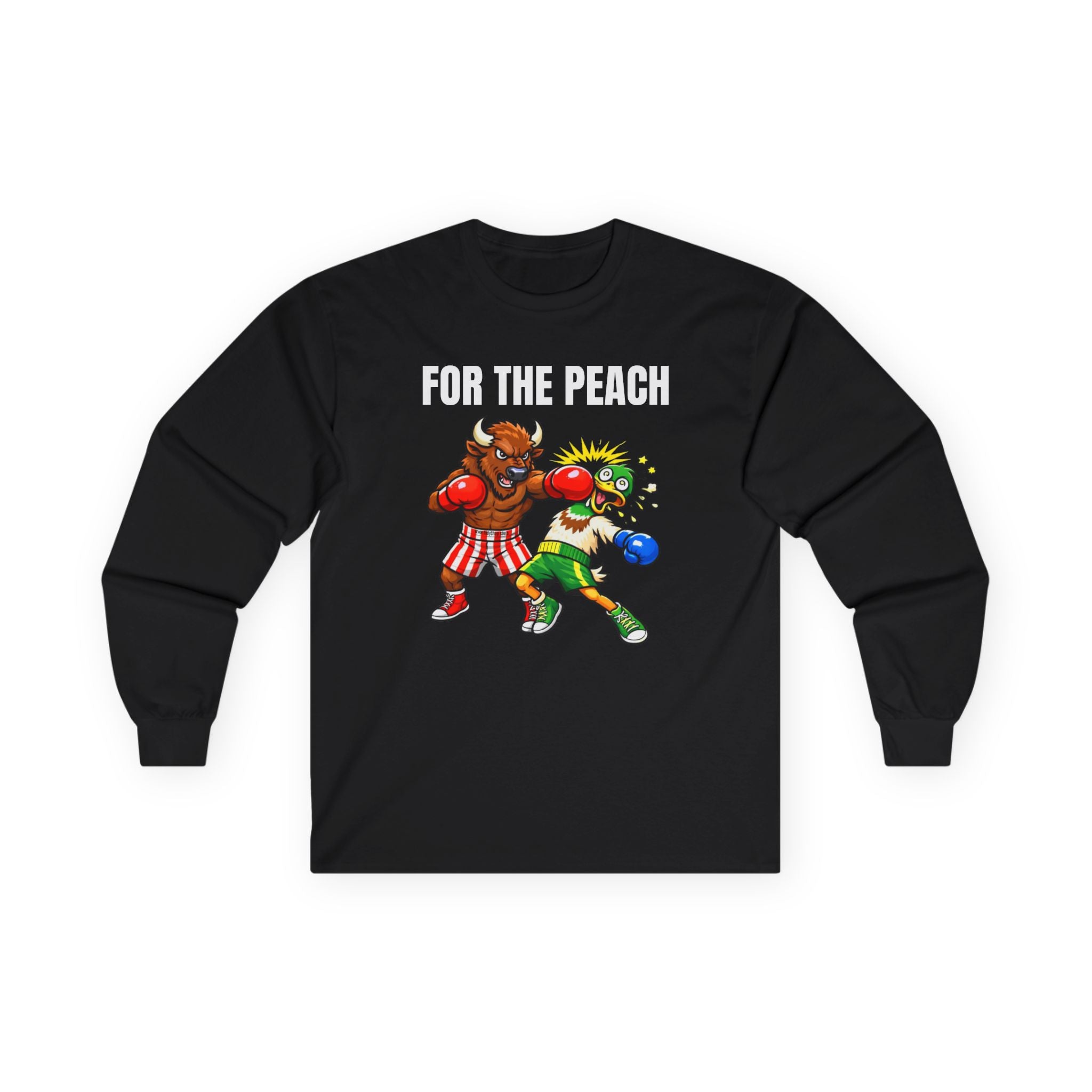 For The Peach | Bison KO Duck | Long Sleeve Tee