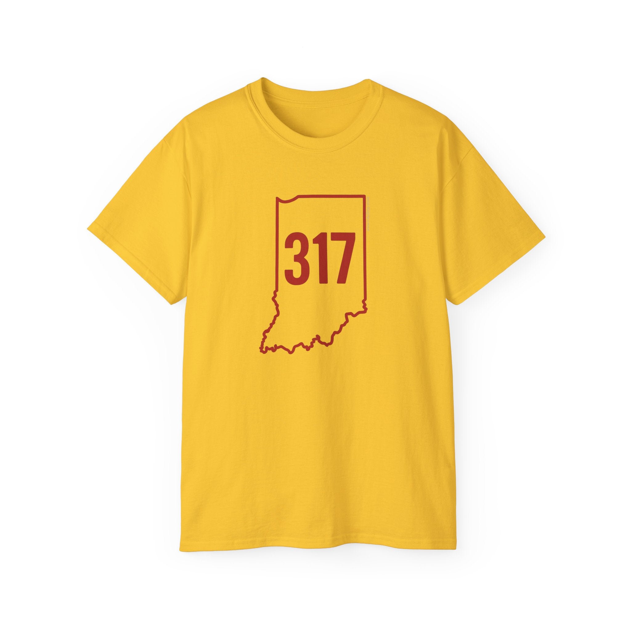 Indiana 317 Red Outline Unisex Ultra Cotton Tee