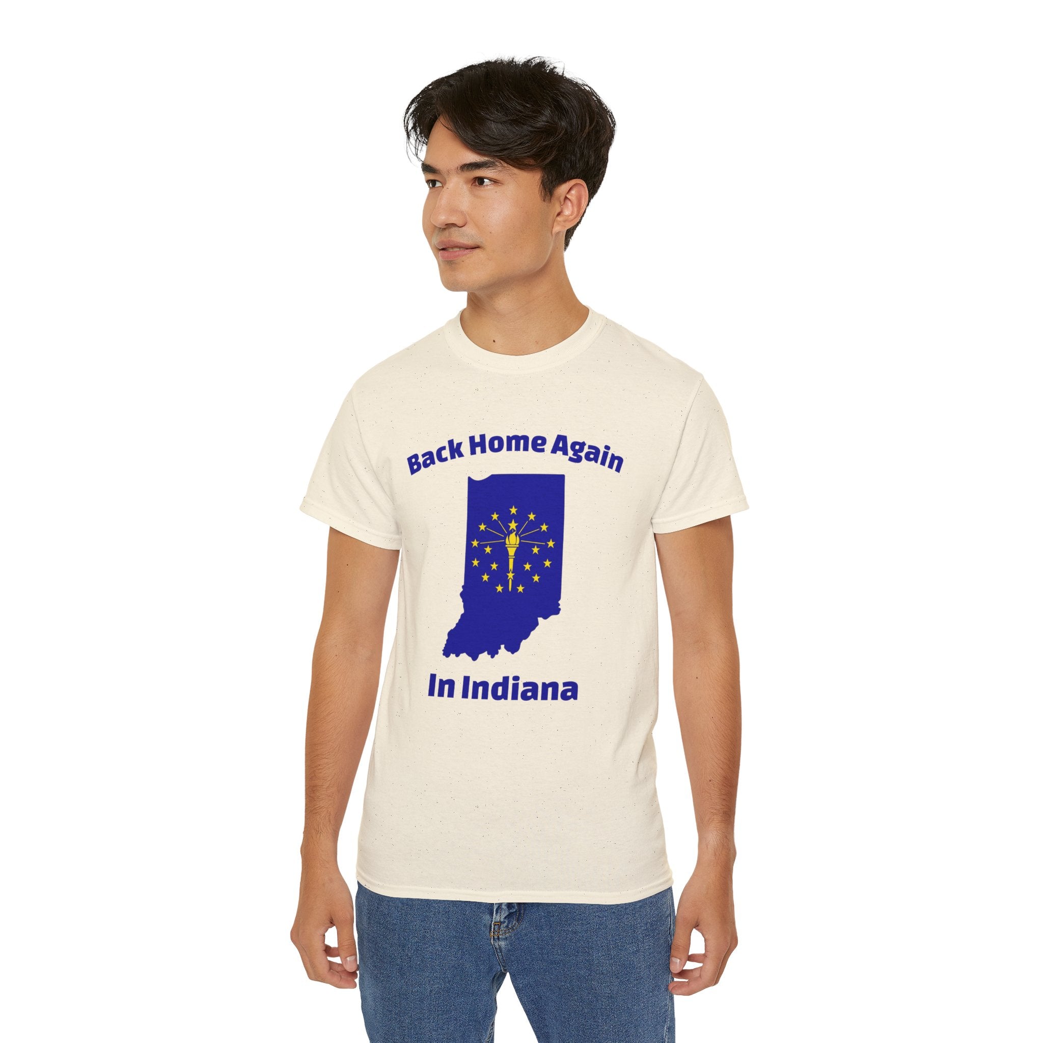 Back Home Again Indiana Unisex Tee