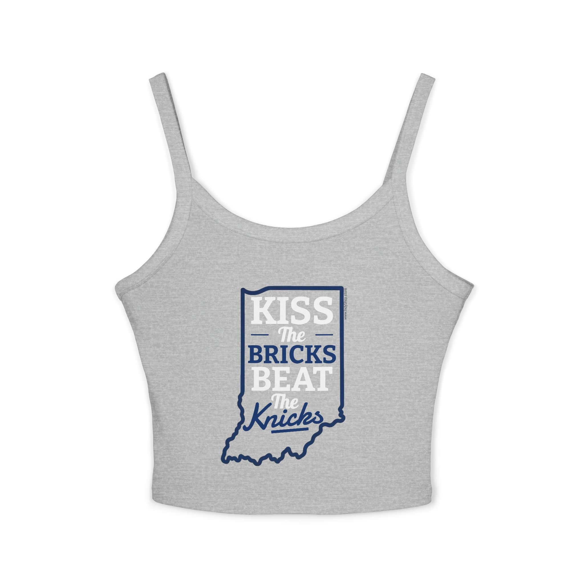 Kiss the Bricks Beat the Knicks Women's Tank Top | Spaghetti Strap Tank Top