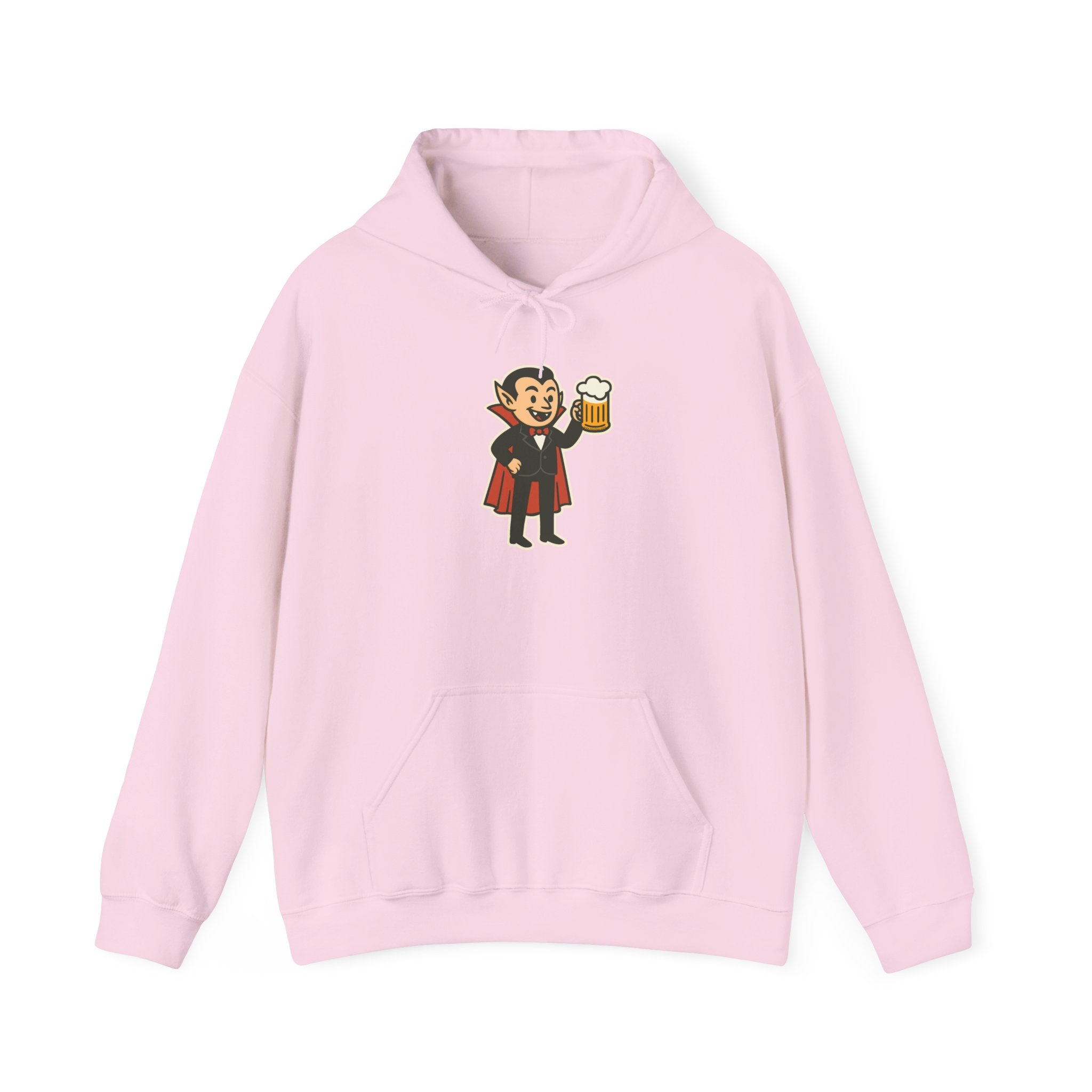 Vampire Drinking Beer Hoodie – Unisex Heavy Blend Sweatshirt