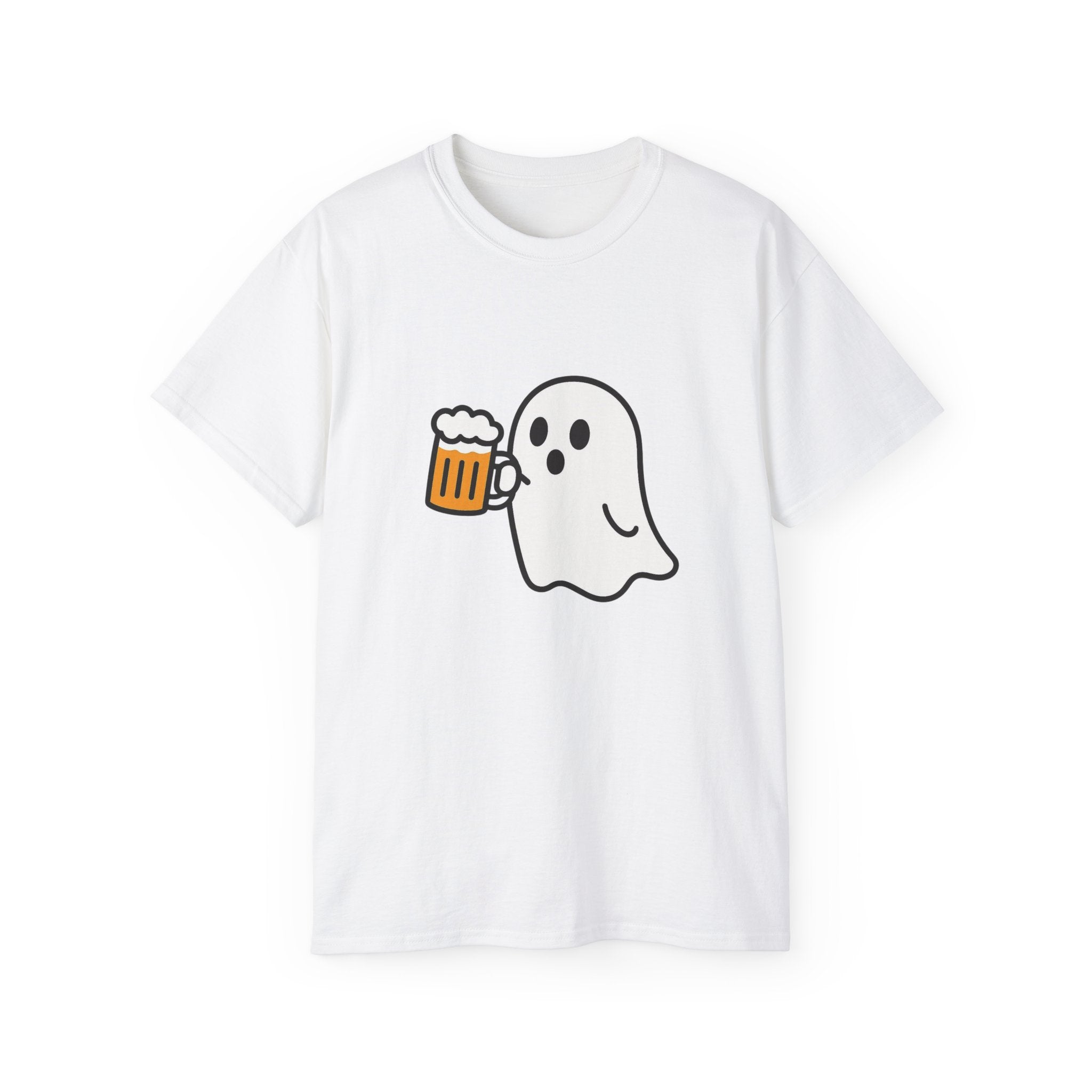 Ghost with Beer Unisex Tee