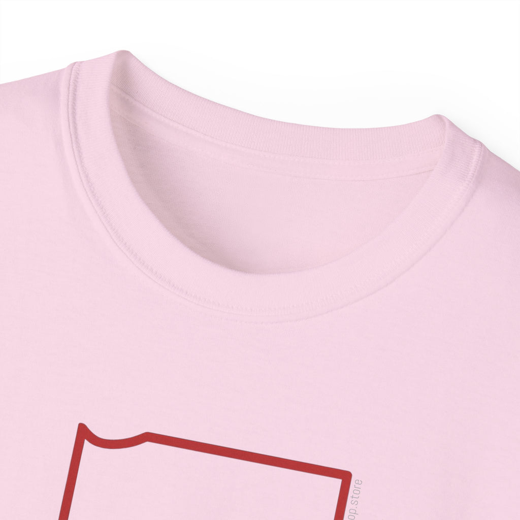 Indiana 317 Red Outline Unisex Ultra Cotton Tee
