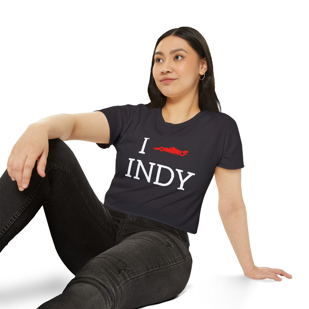 I Heart INDY Crop Top | I Racecar Indy | IndyCar Crop Top