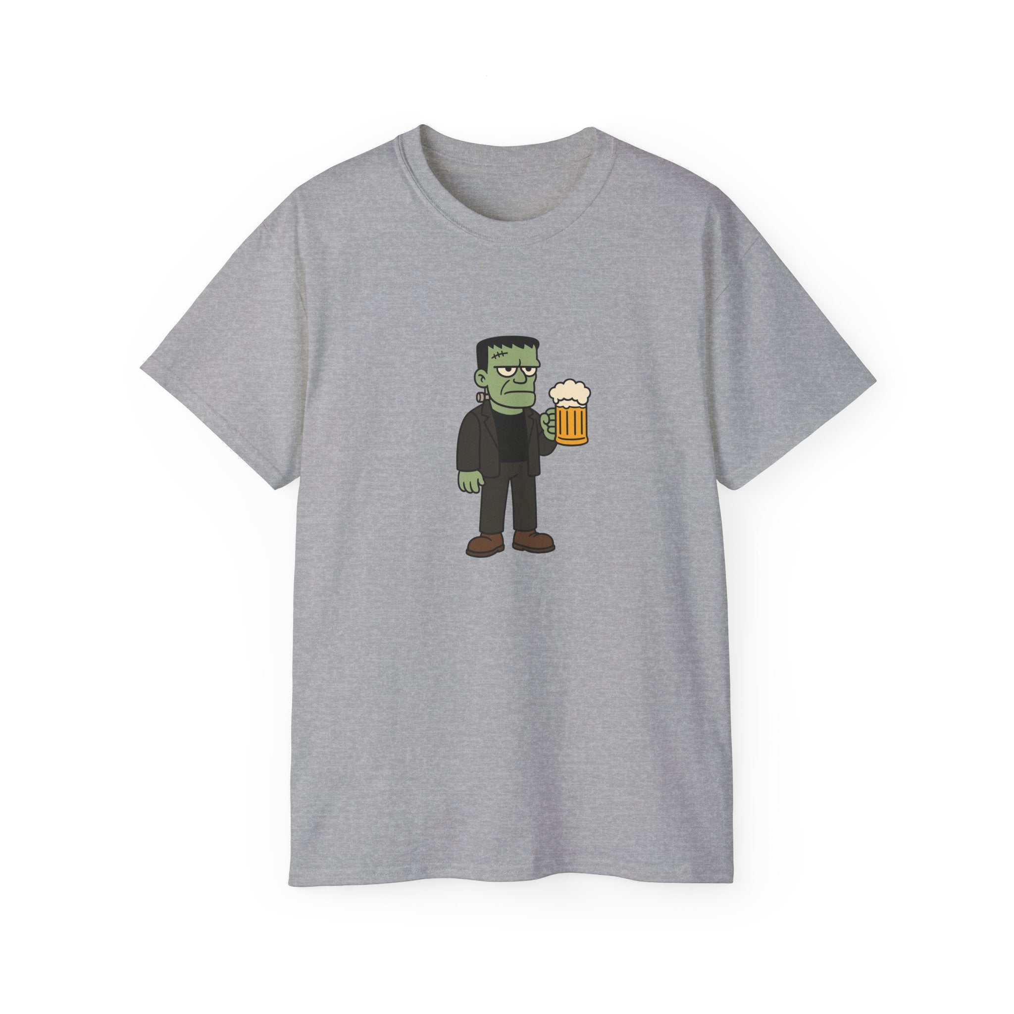 Monster with Beer Unisex Tee
