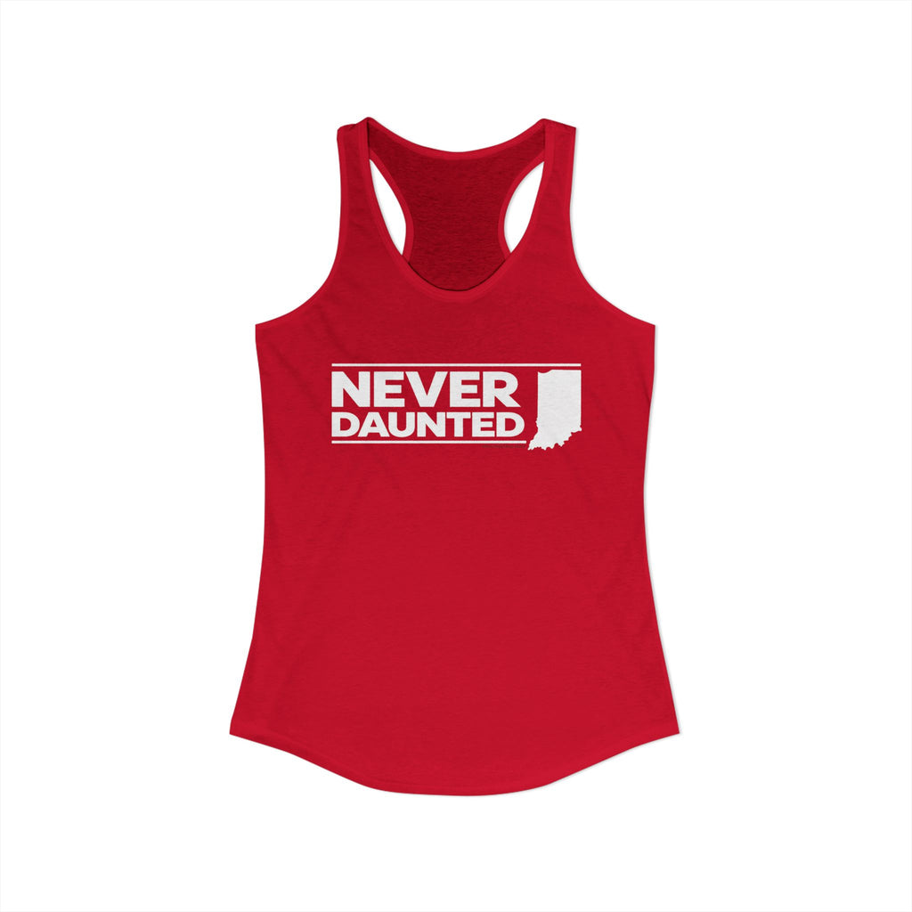 Never Daunted Women's Racerback Tank | Indiana Never Daunted