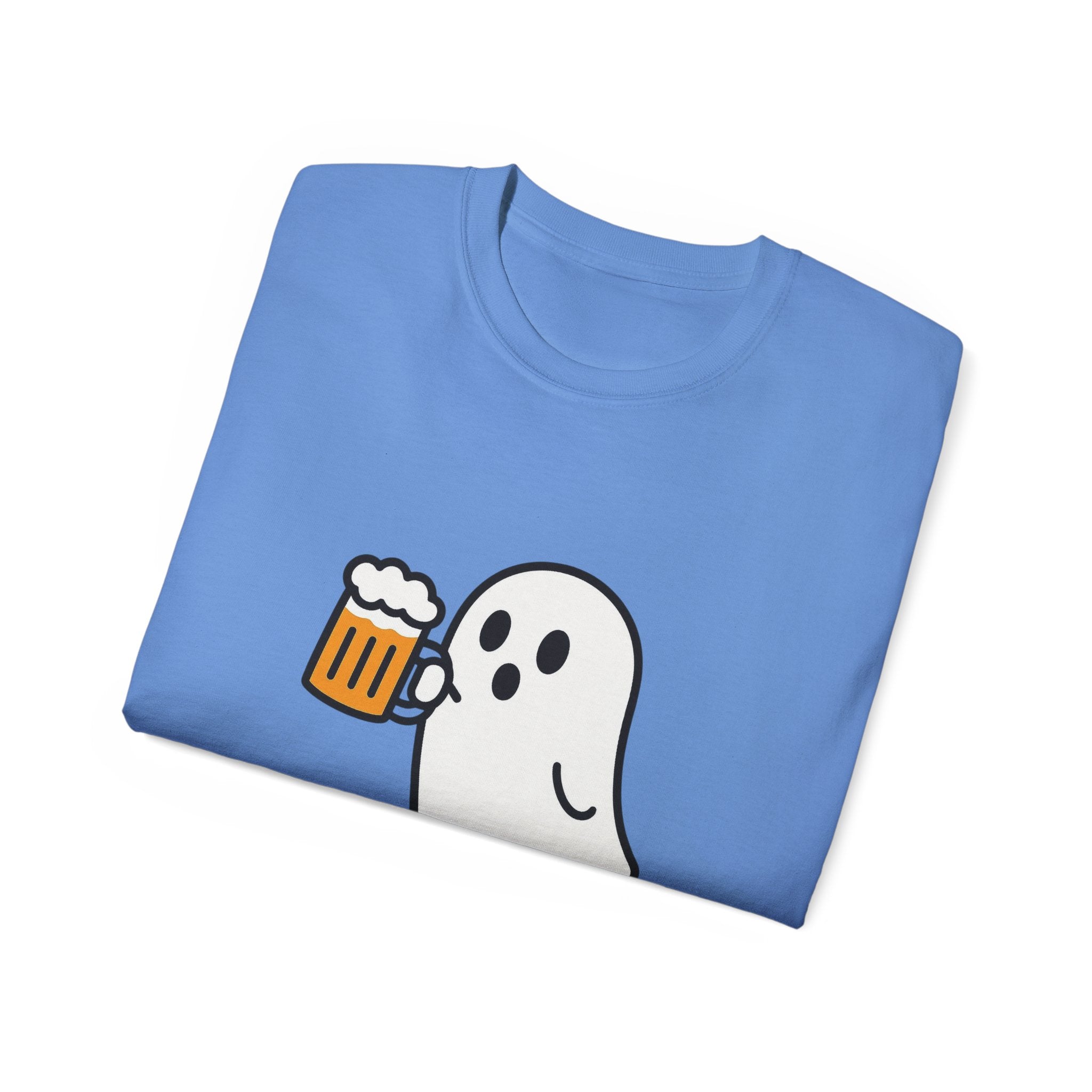 Ghost with Beer Unisex Tee