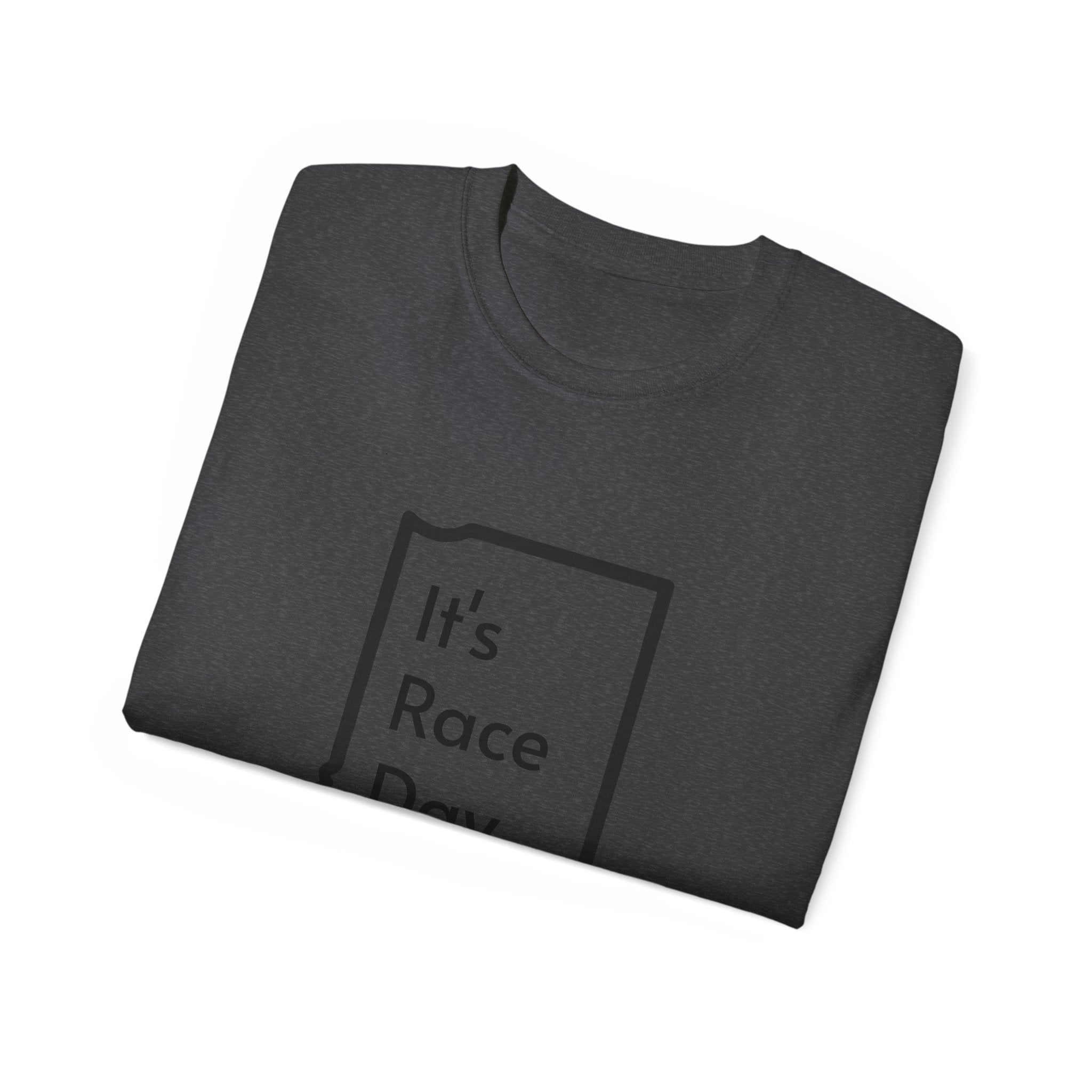It's Race Day Indiana Outline Expert Unisex Ultra Cotton Tee | St Patrick's Day Apparel