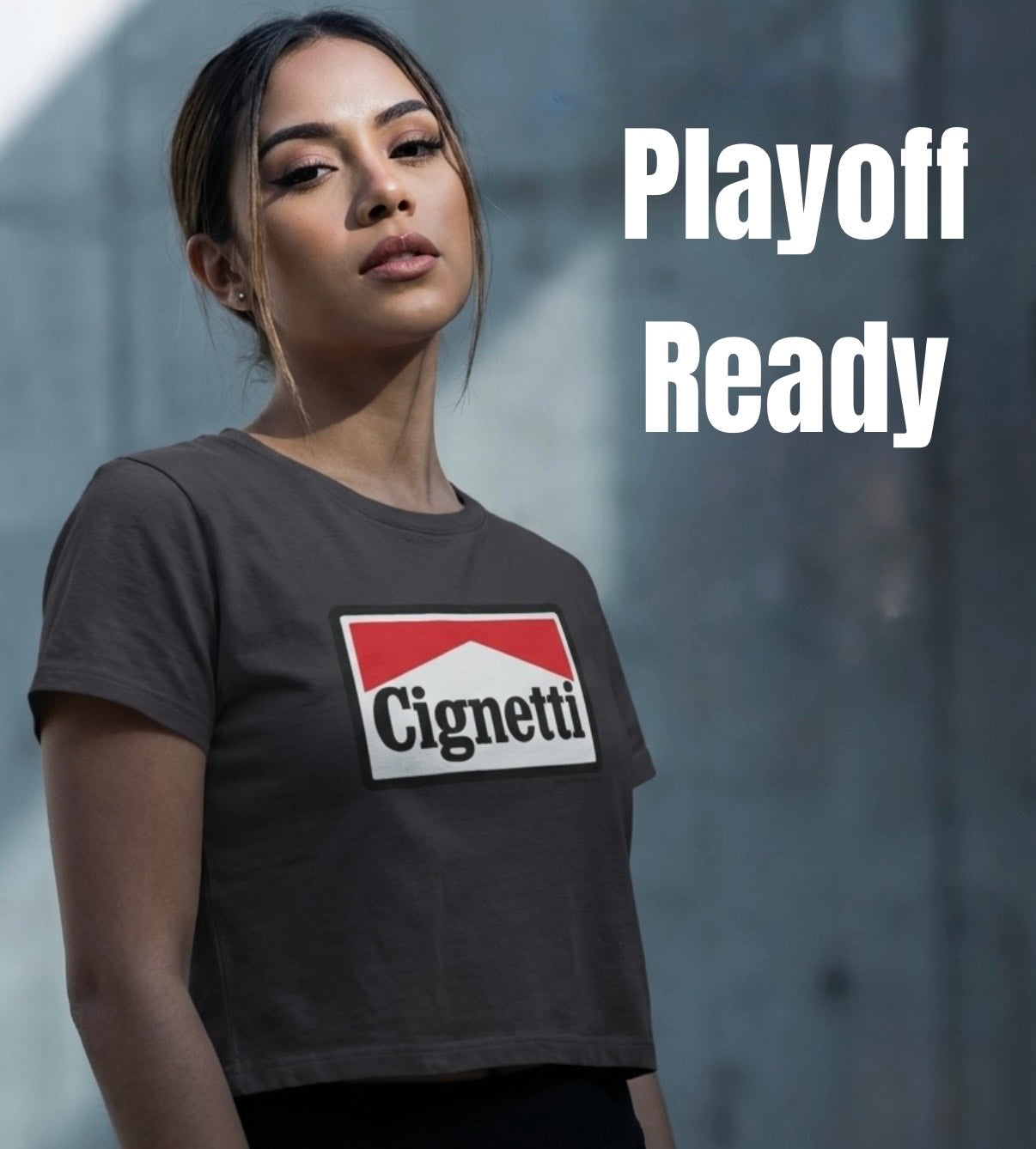 Cignetti Marlboro-Style Women's Crop Top