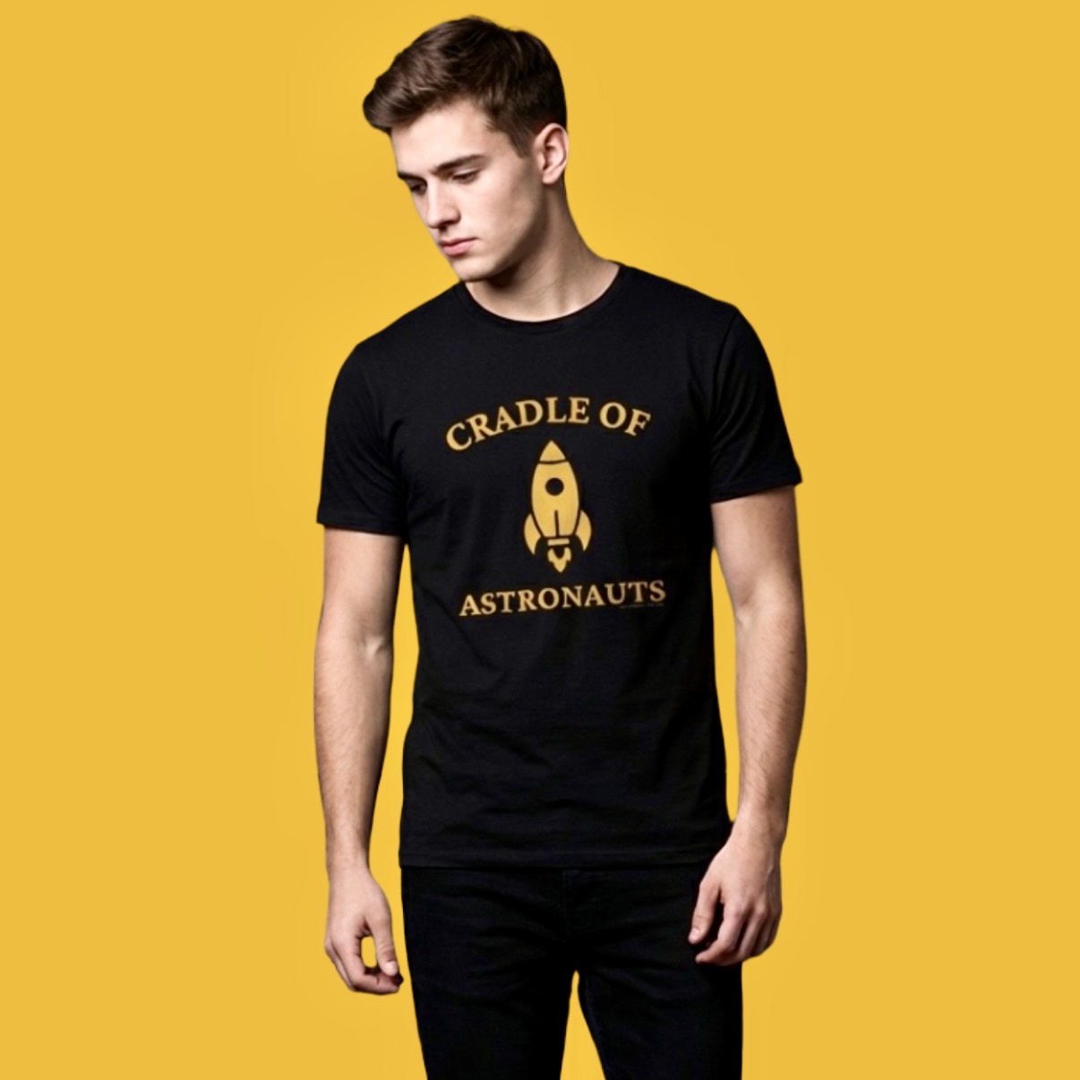 Cradle Of Astronauts T-Shirt | Purdue NASA Graphic Tee