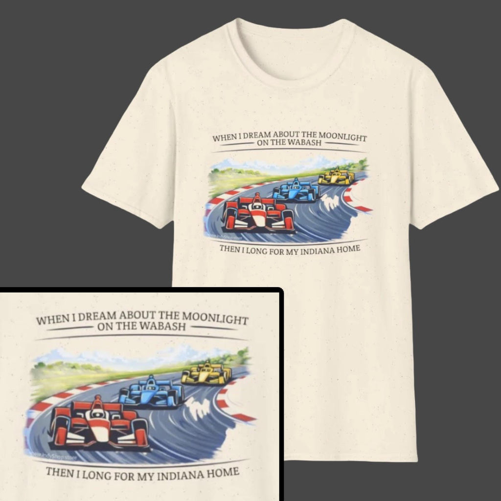 Back Home Again In Indiana IndyCar Graphic T-Shirt