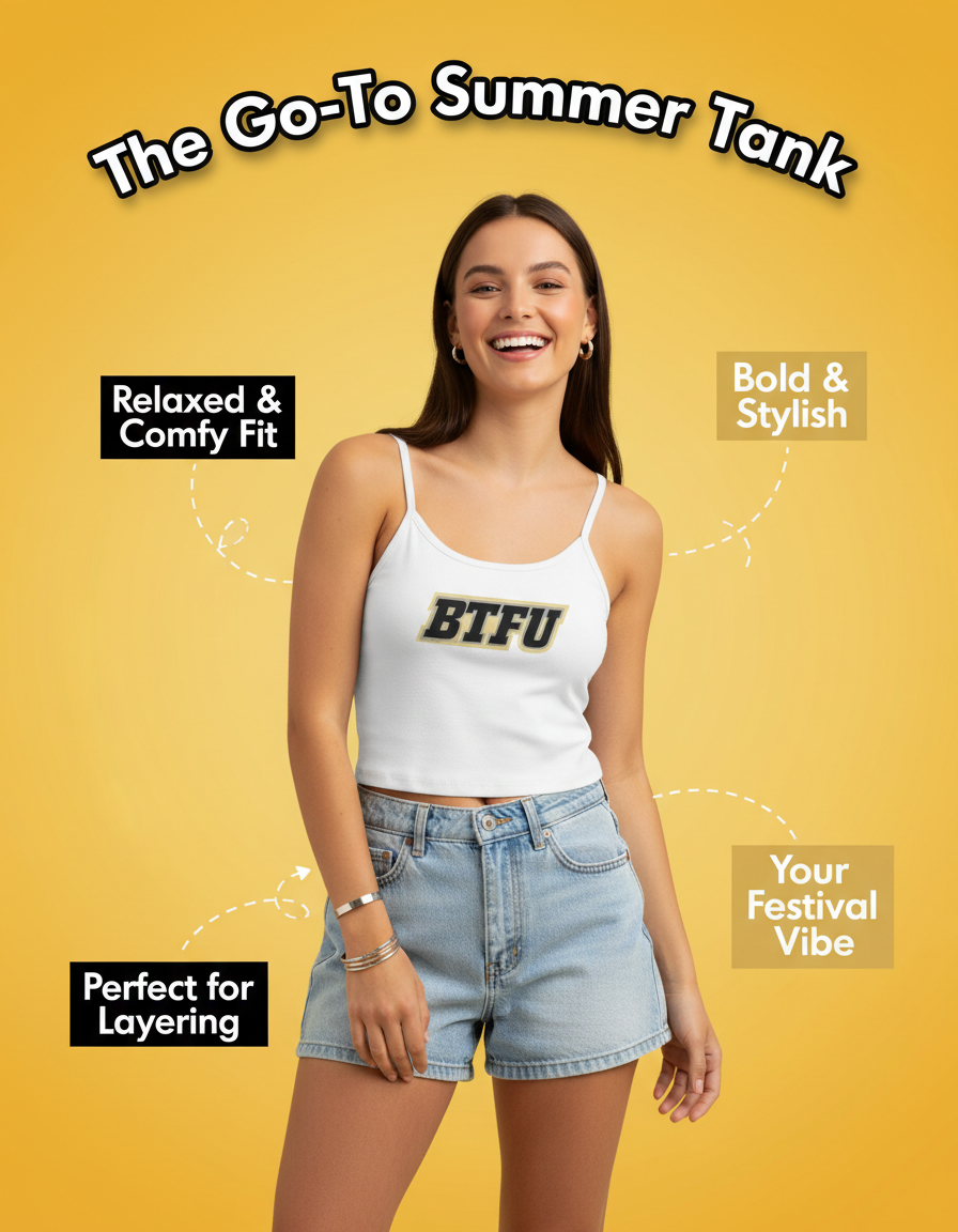 BTFU Women's Tank Top | Spaghetti Strap Tank Top
