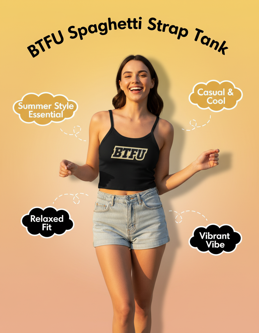 BTFU Women's Tank Top | Spaghetti Strap Tank Top