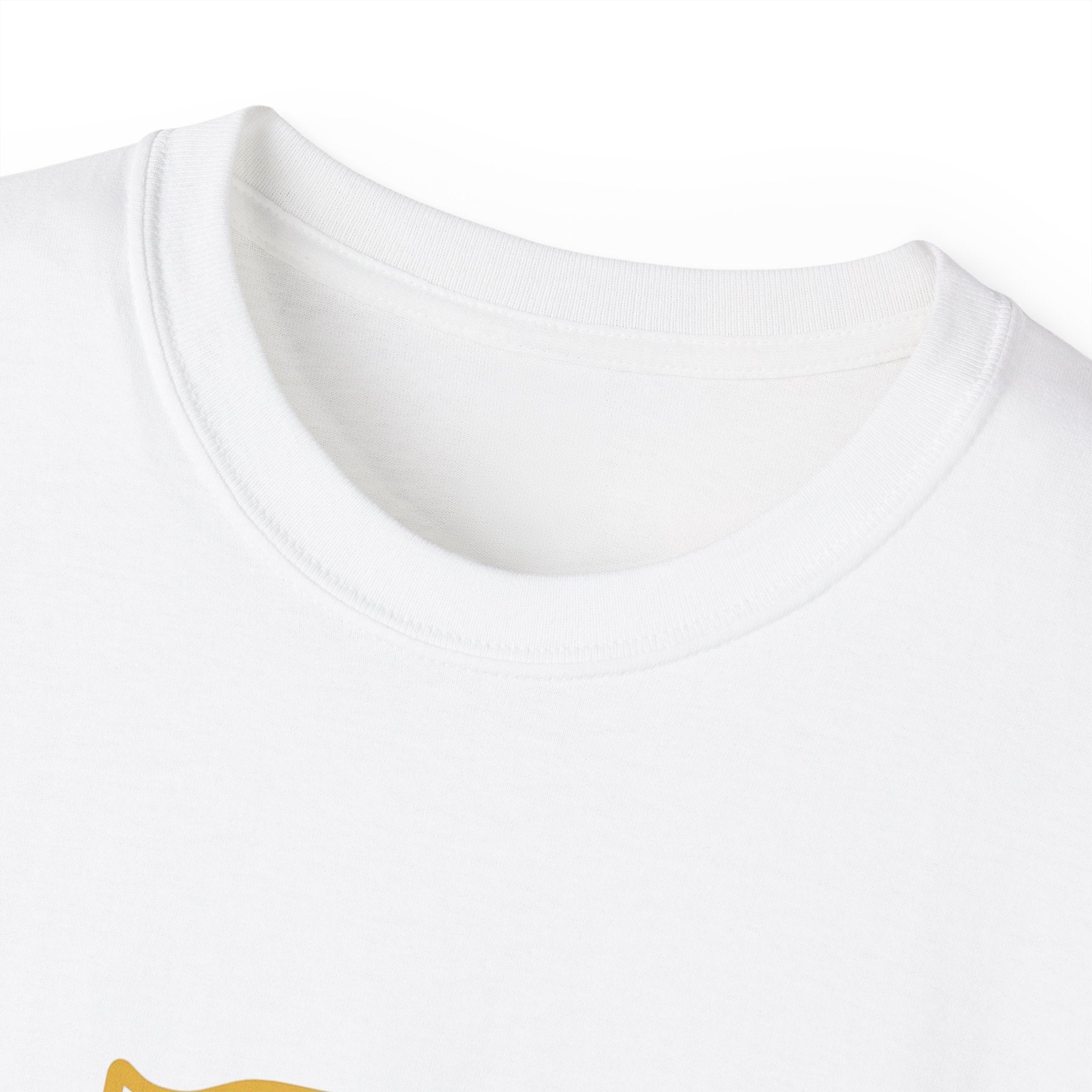 Black & Gold Unisex Ultra Cotton Tee | Casual Wear, Gift for Hoosiers, State Pride, Travel Souvenir, Unique Local Apparel