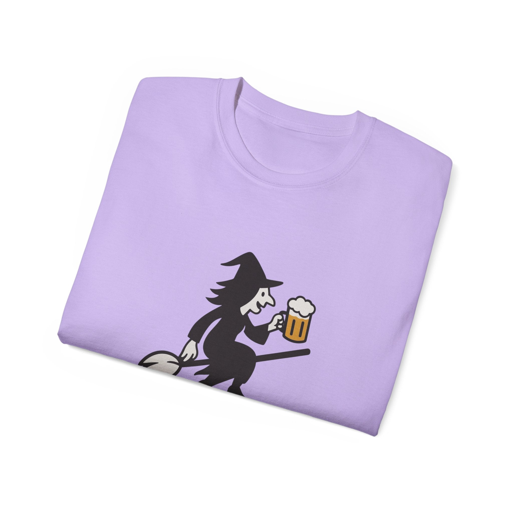 Witch with Beer Unisex Tee