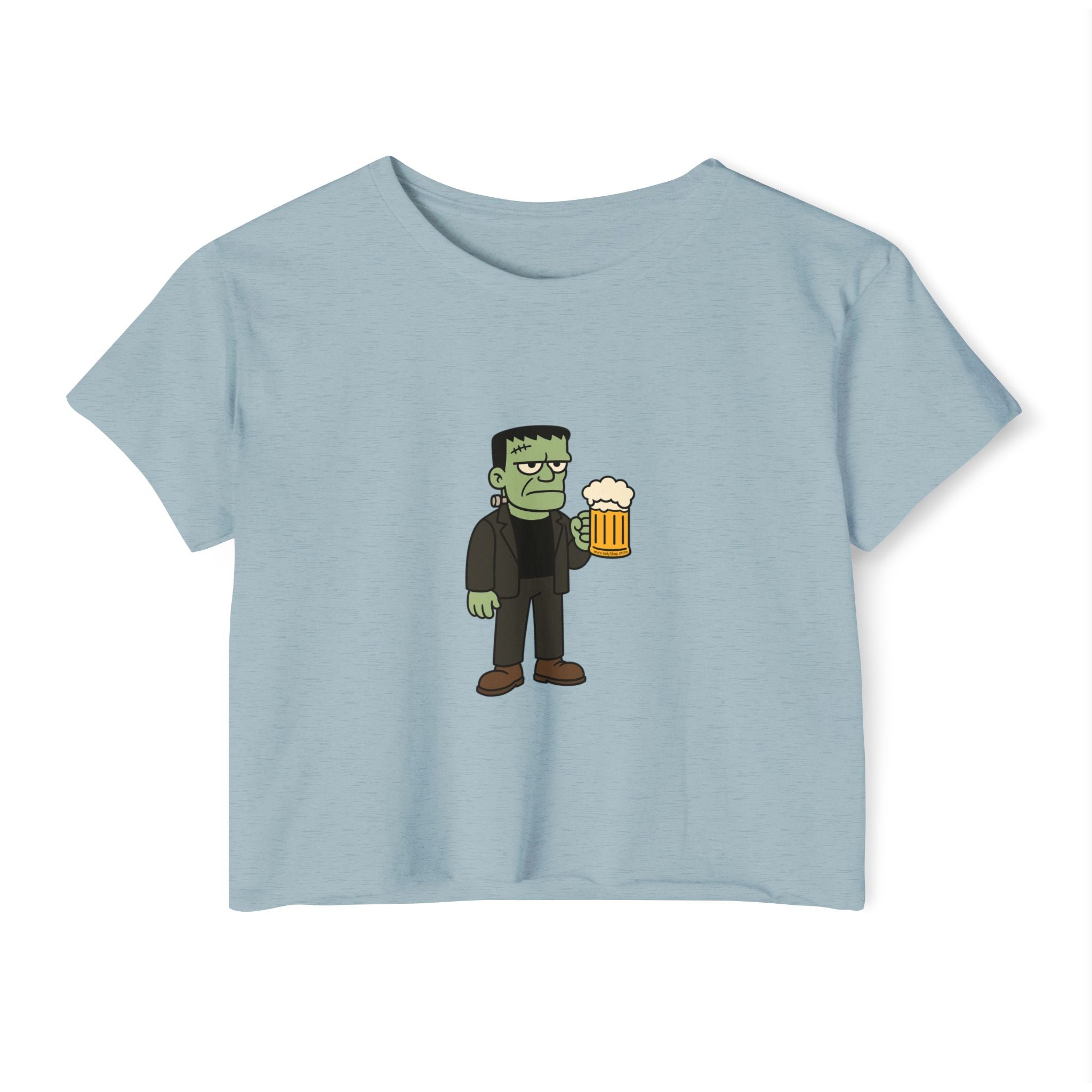 Monster with Beer Crop Top