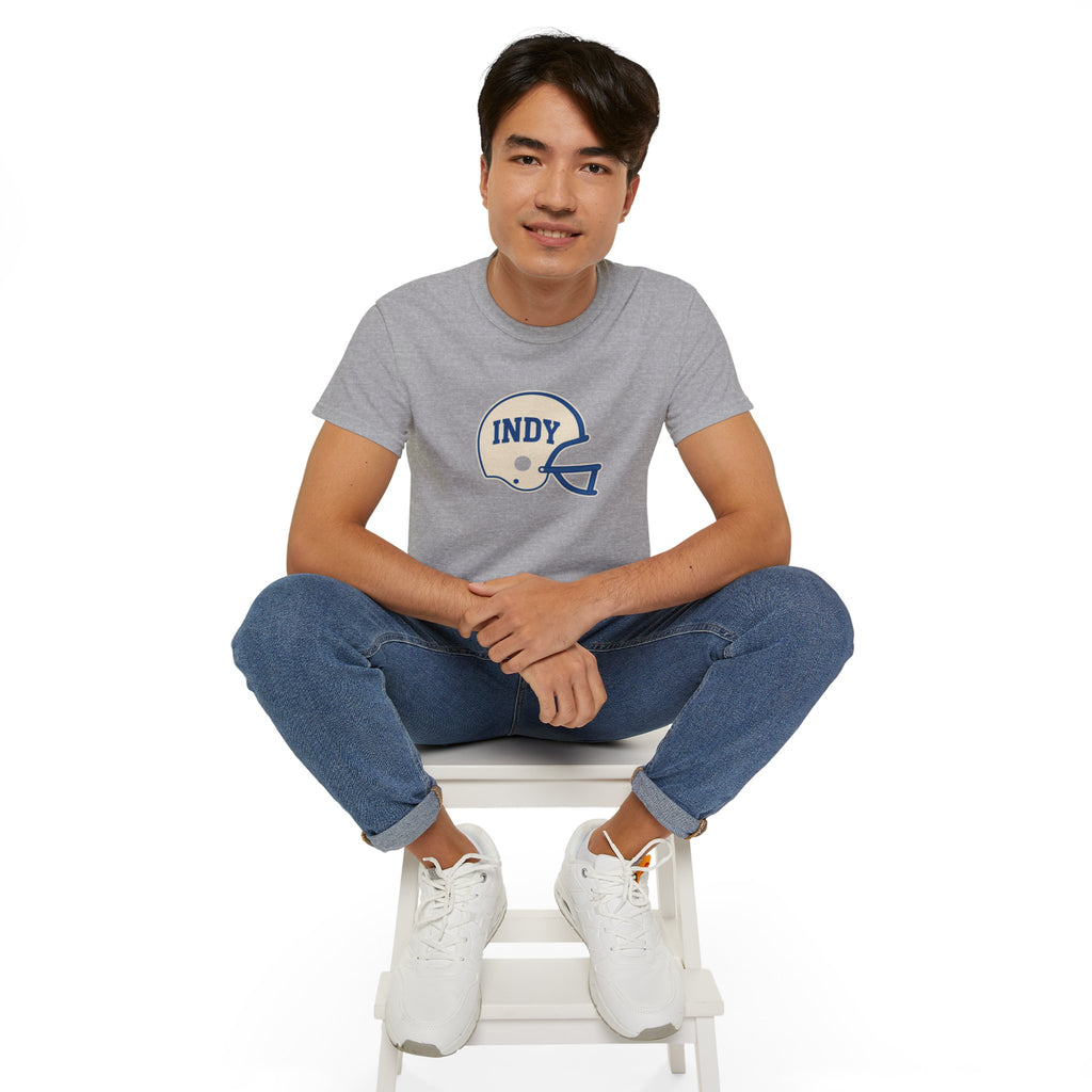 Indy Football Helmet Unisex Tee