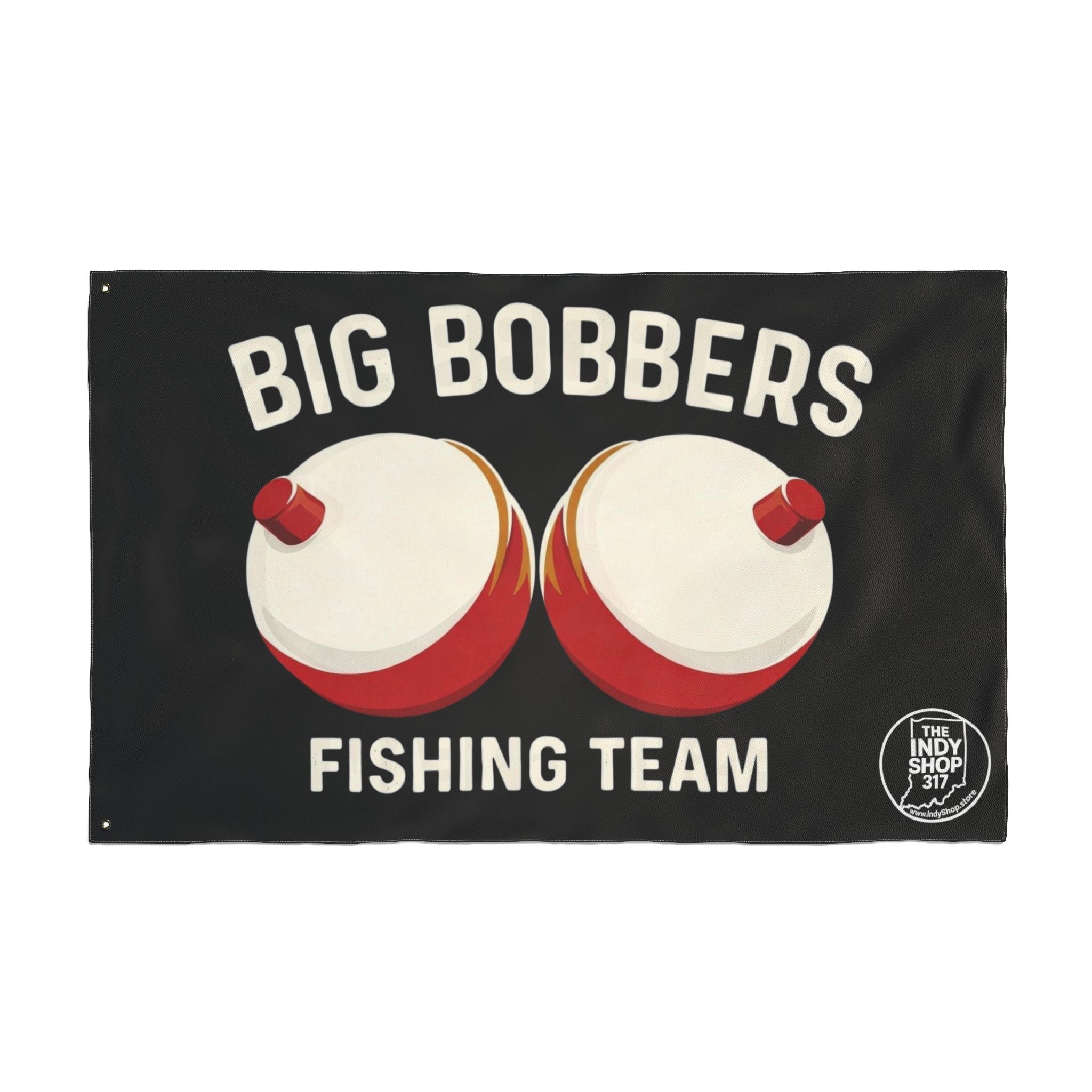 Big Bobbers Fishing Team Double-Sided Flag