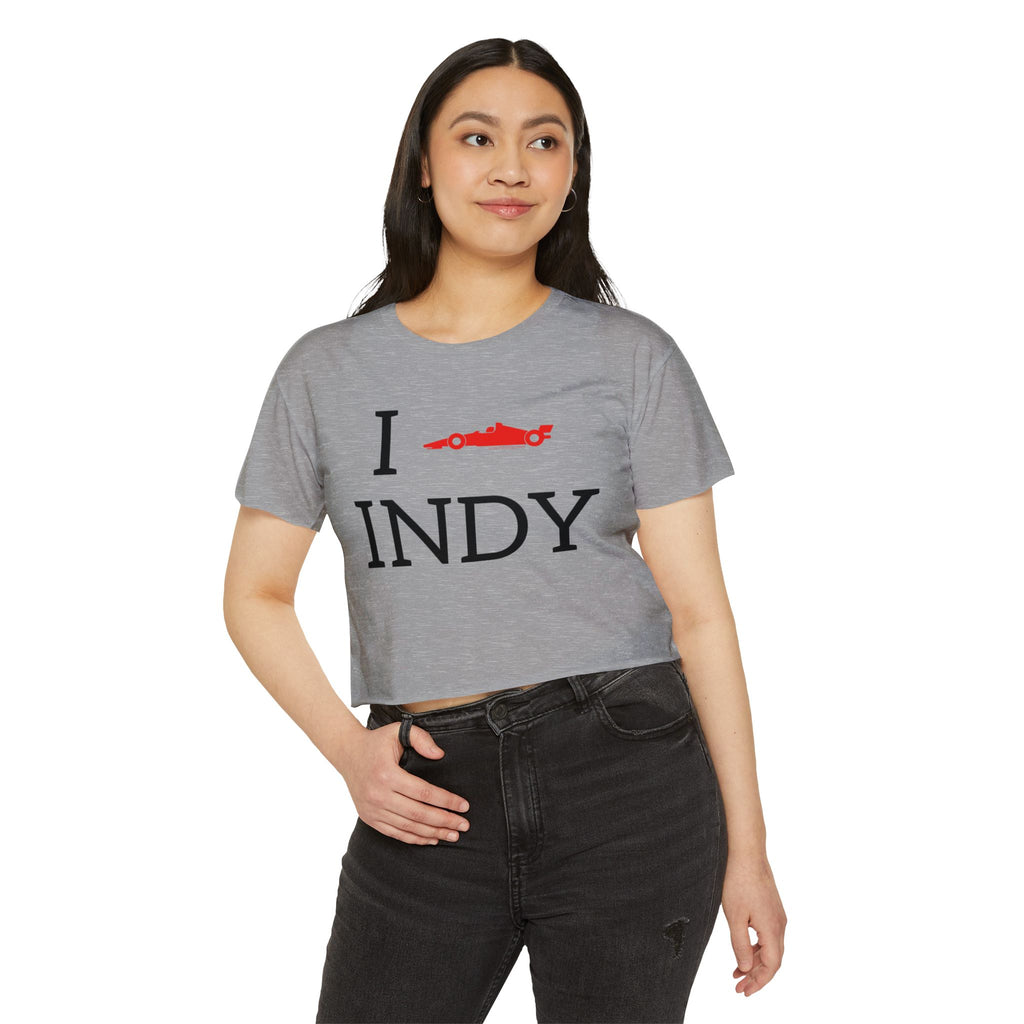 I Heart INDY Crop Top | I Racecar Indy | IndyCar Crop Top