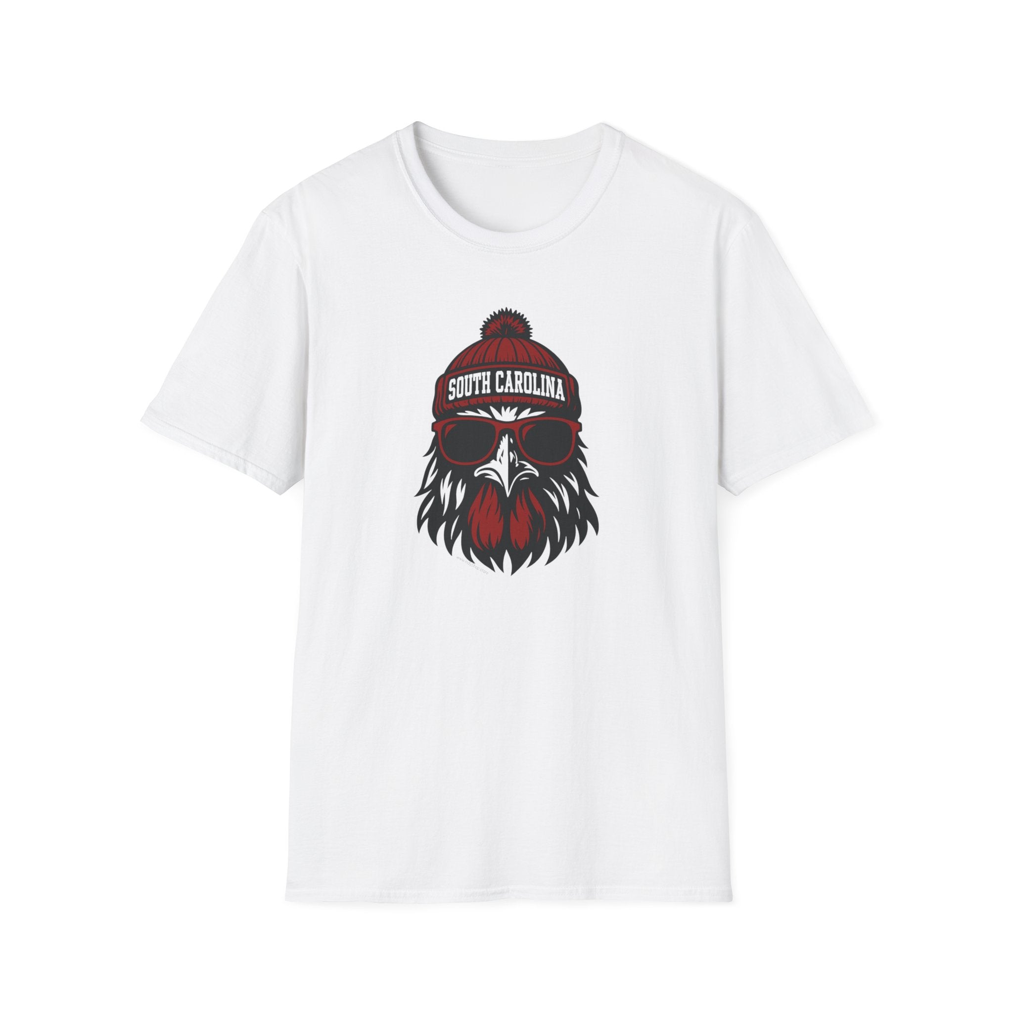 South Carolina Gamecocks Graphic T-Shirt | Gamecock Rooster with Glasses and Hat