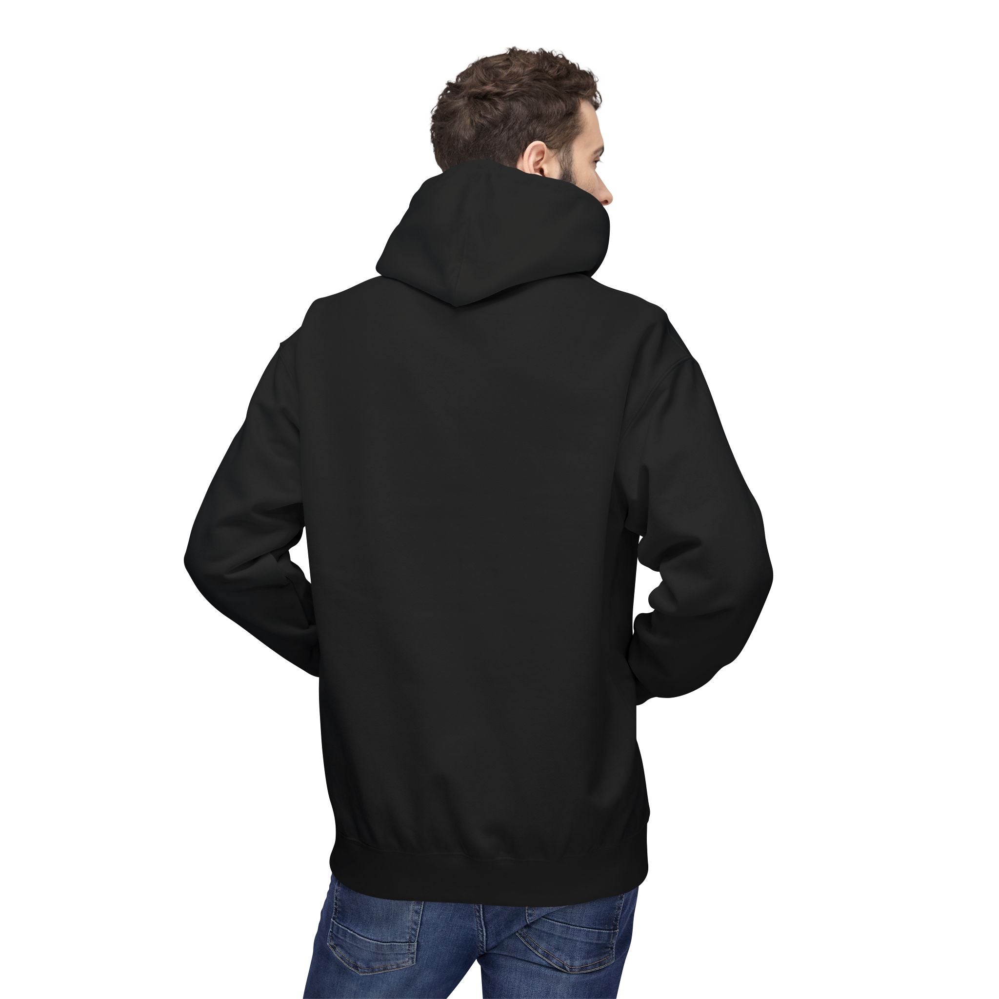 Black & Gold with Indiana Outline Hoodie | Cozy Casual Wear, Perfect for Autumn, Great Gift, Comfortable and Stylish Hoodie