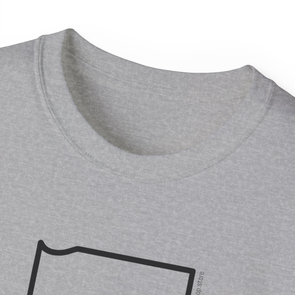 Indiana 317 Black Outline Unisex Ultra Cotton Tee