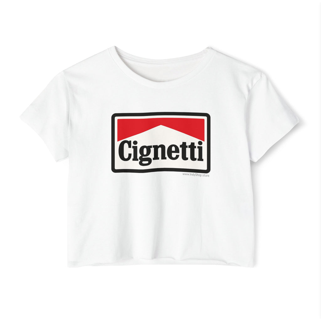 Cignetti Marlboro-Style Women's Crop Top