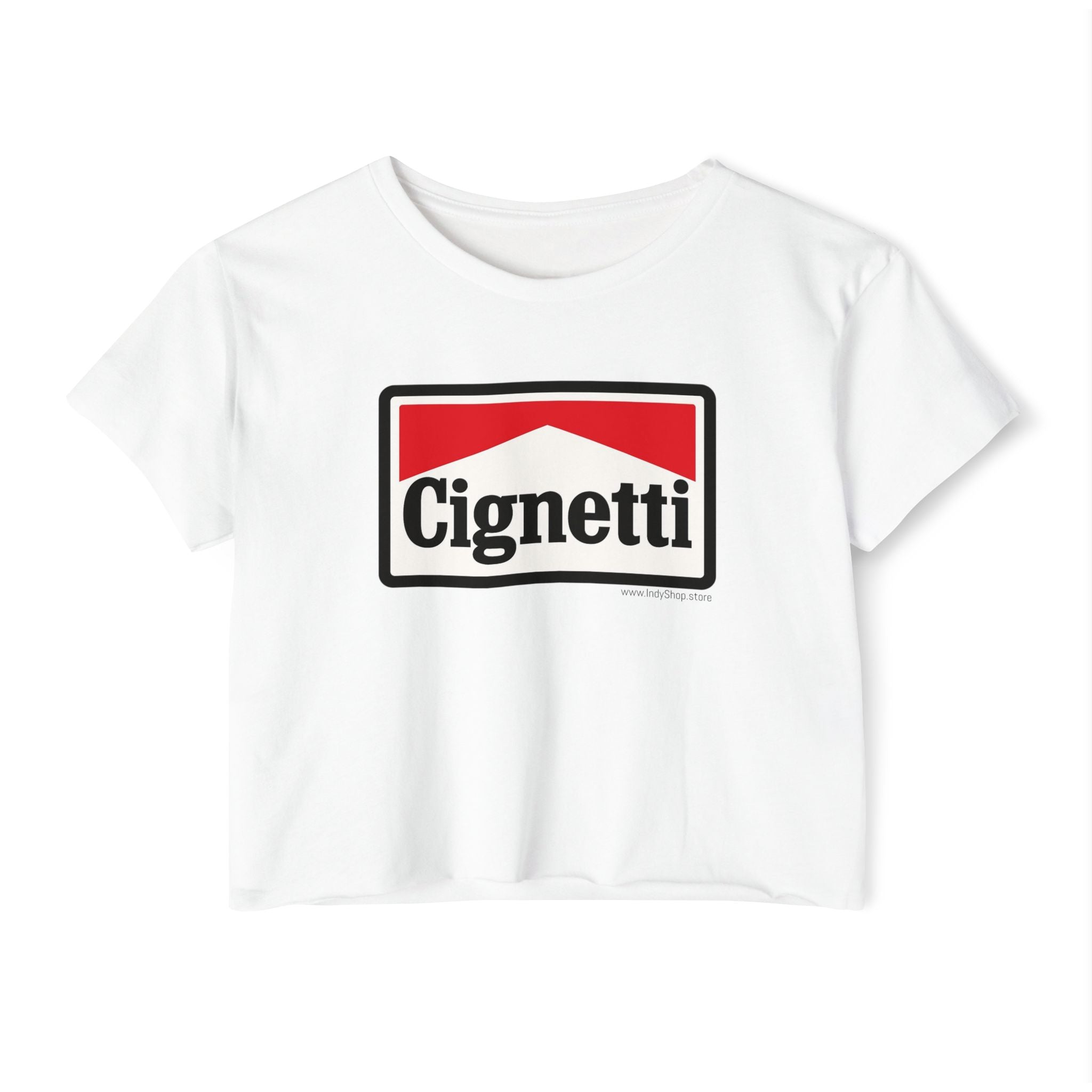 Cignetti Marlboro-Style Women's Crop Top