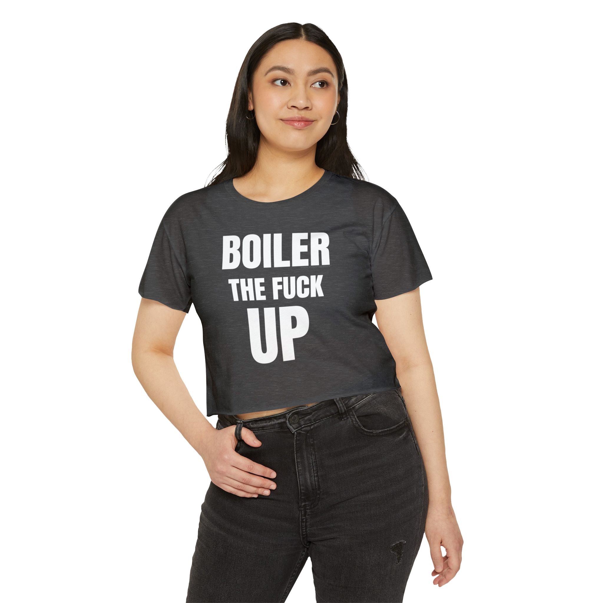 Boiler The F Up Women's Crop Top