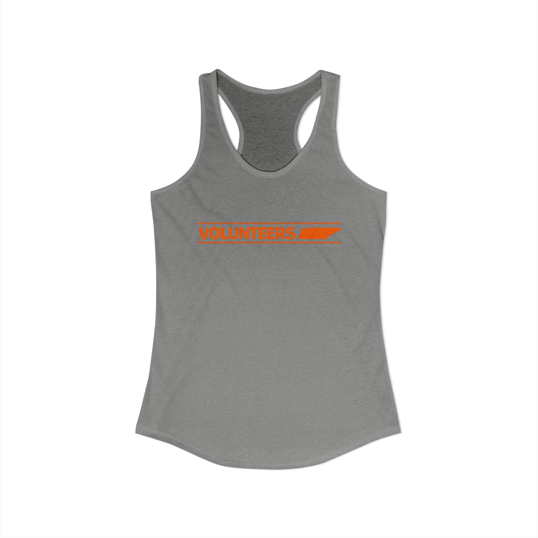 Volunteers Women's Racerback Tank | Tennessee Outline Tank