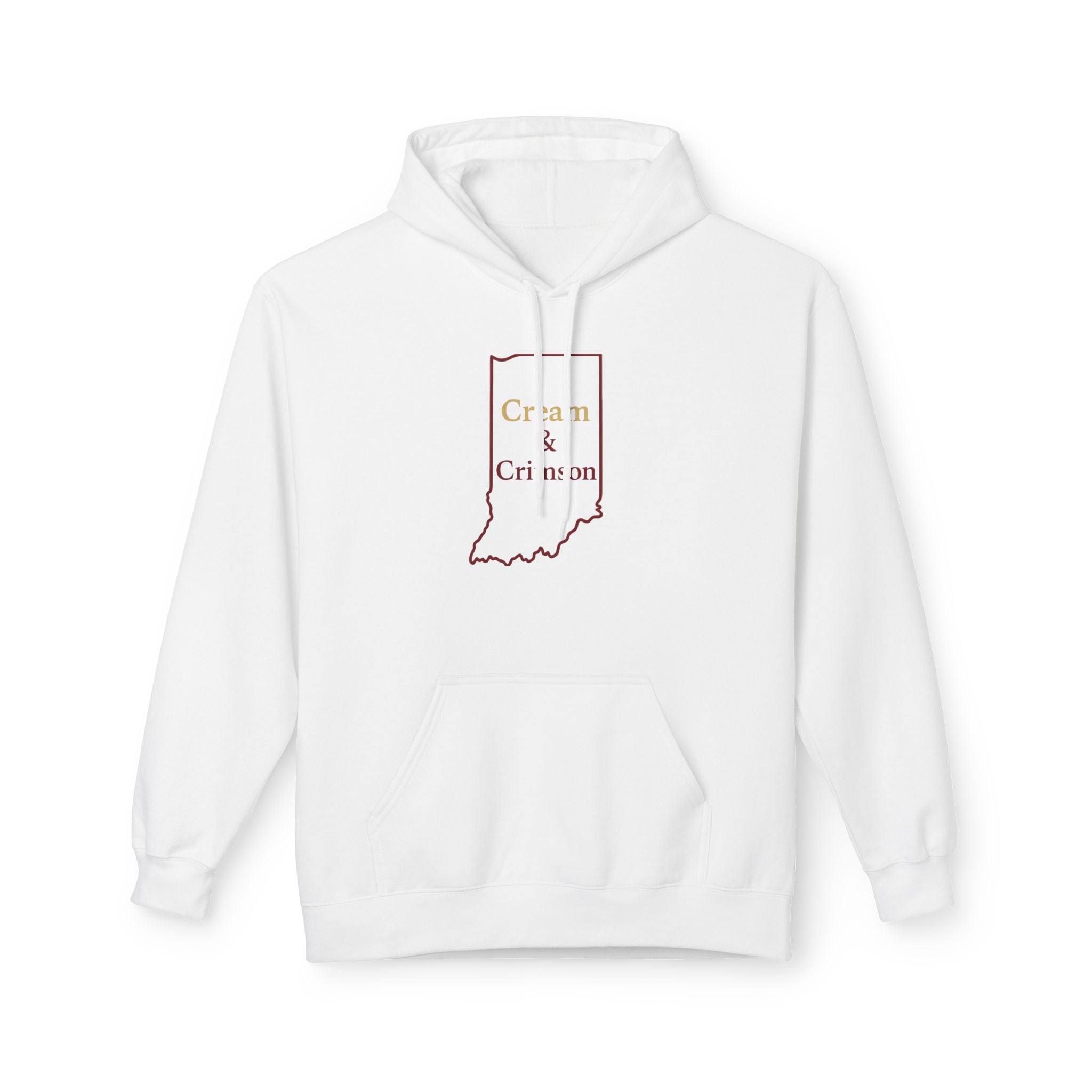 Cream & Crimson Hoodie