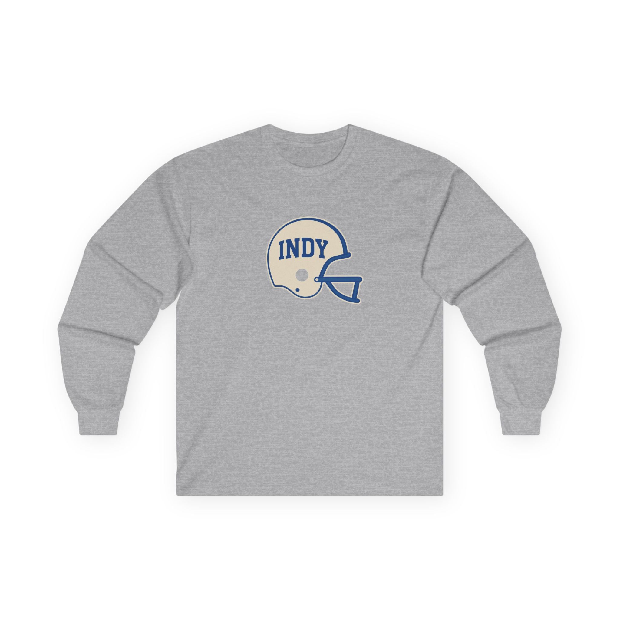 Indy Football Helmet Unisex Long Sleeve Tee