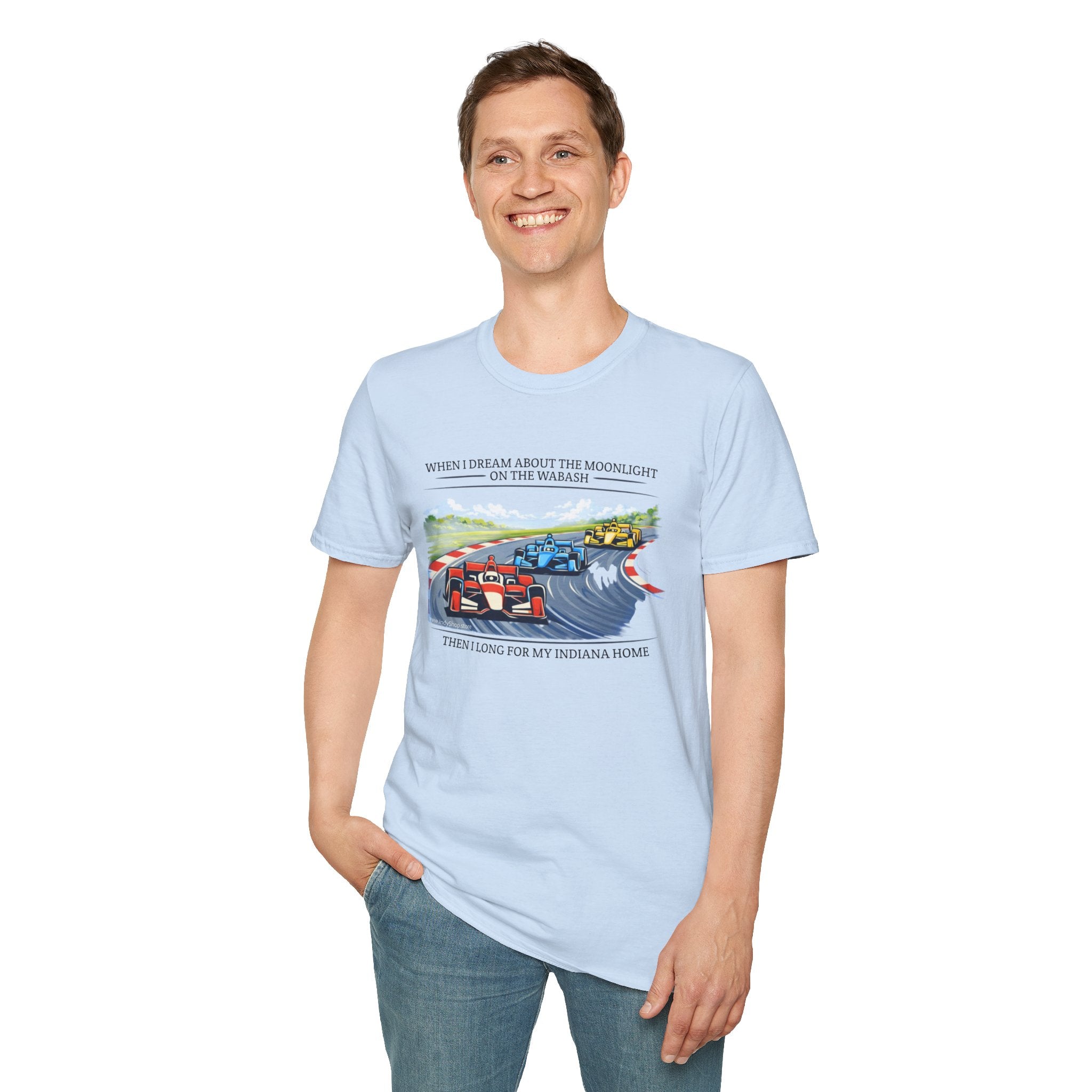 Back Home Again In Indiana IndyCar Graphic T-Shirt