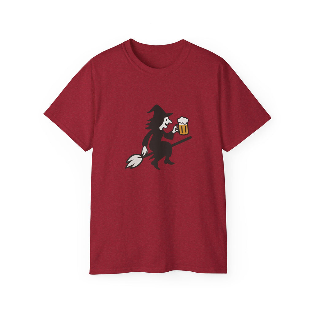 Witch with Beer Unisex Tee