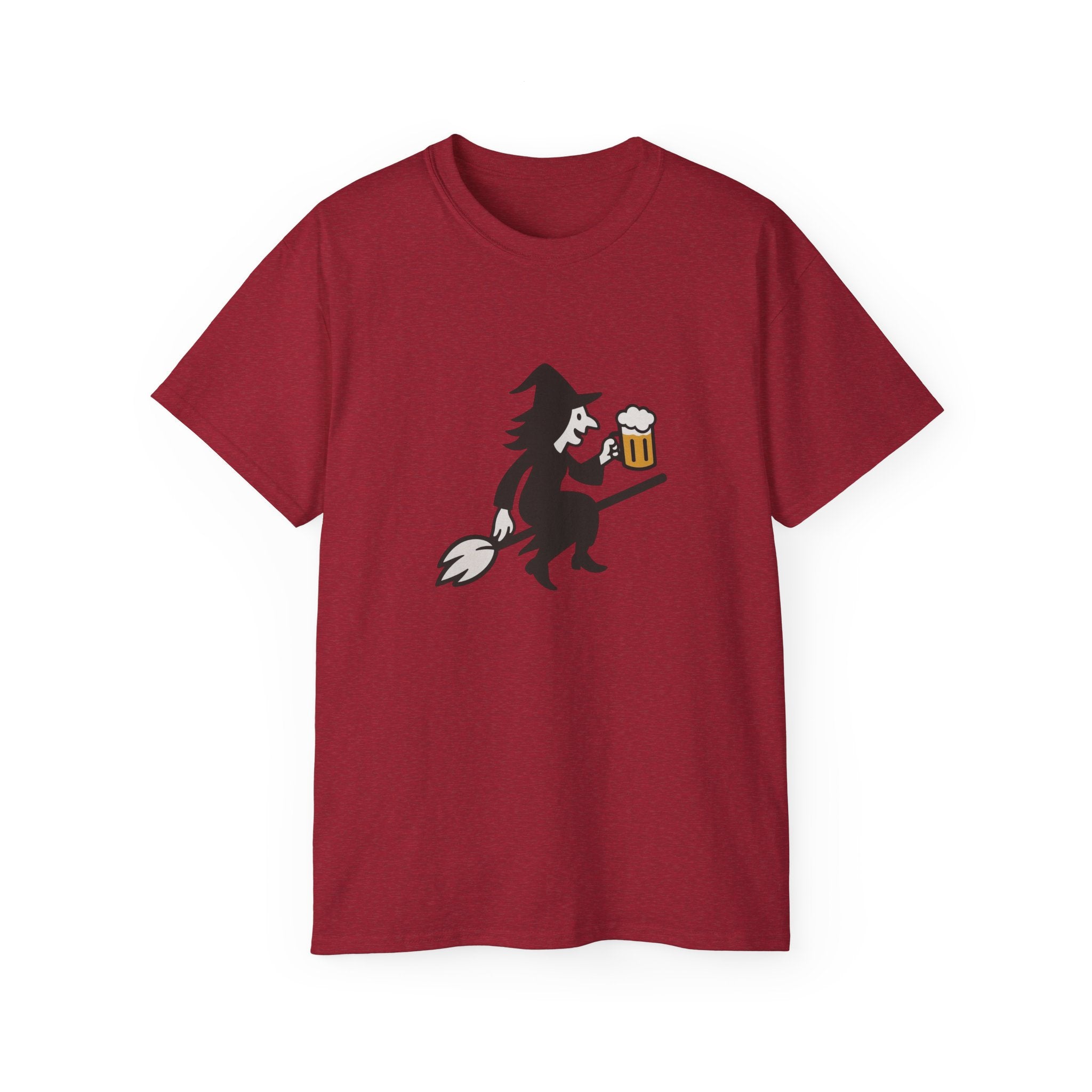 Witch with Beer Unisex Tee